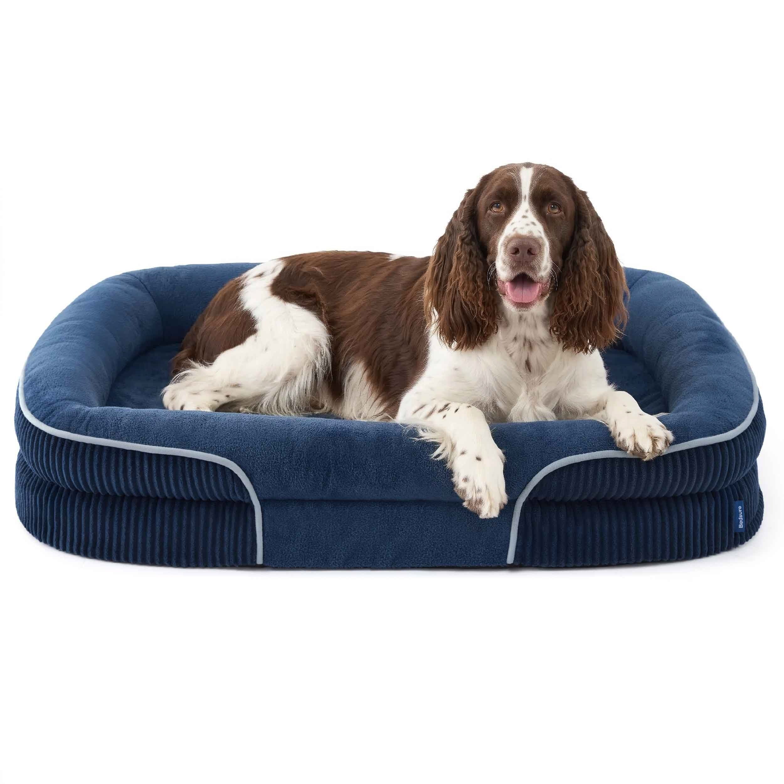 Oval Bolster Dog Bed