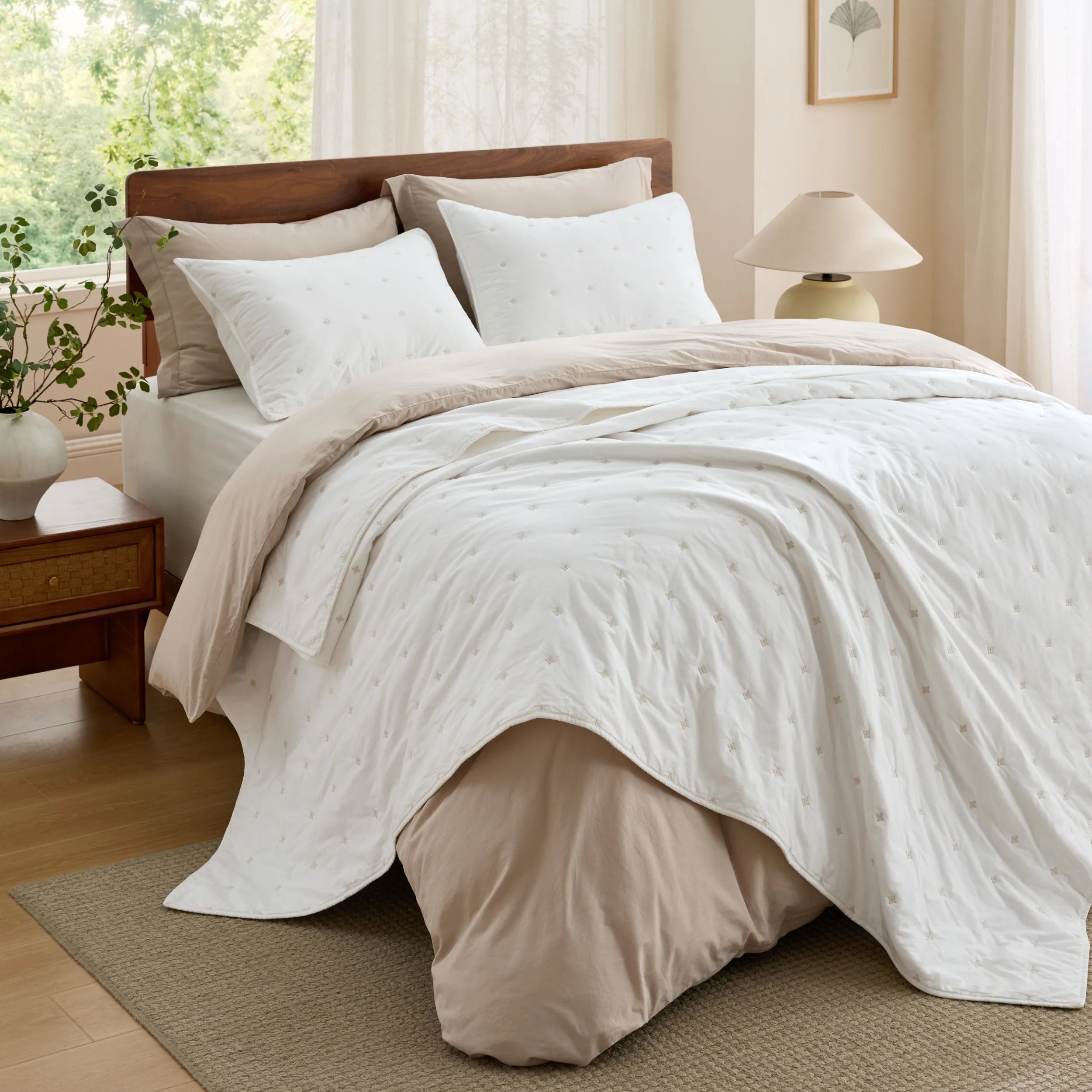 Cotton Clover Quilt Set