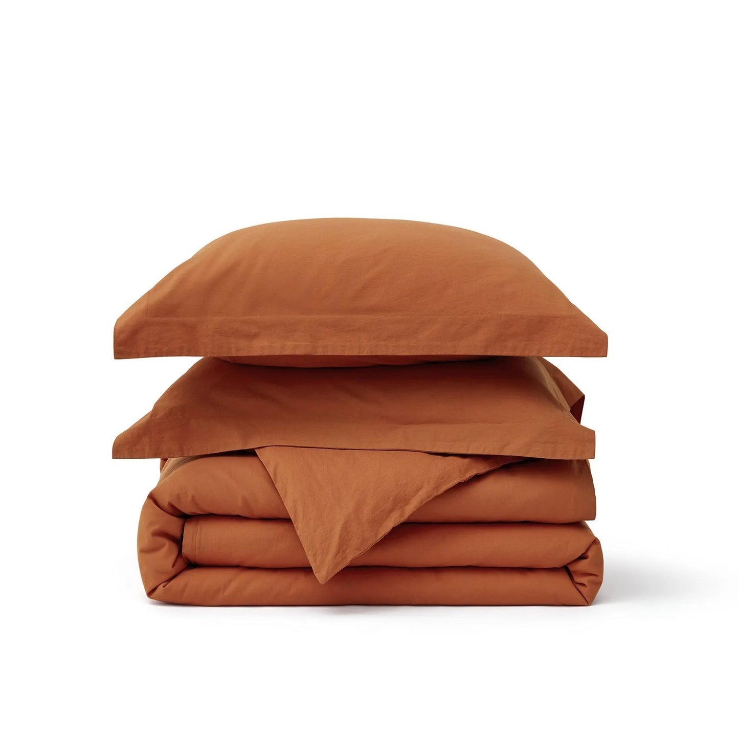 PureWovenTM Washed Cotton Duvet Cover Set