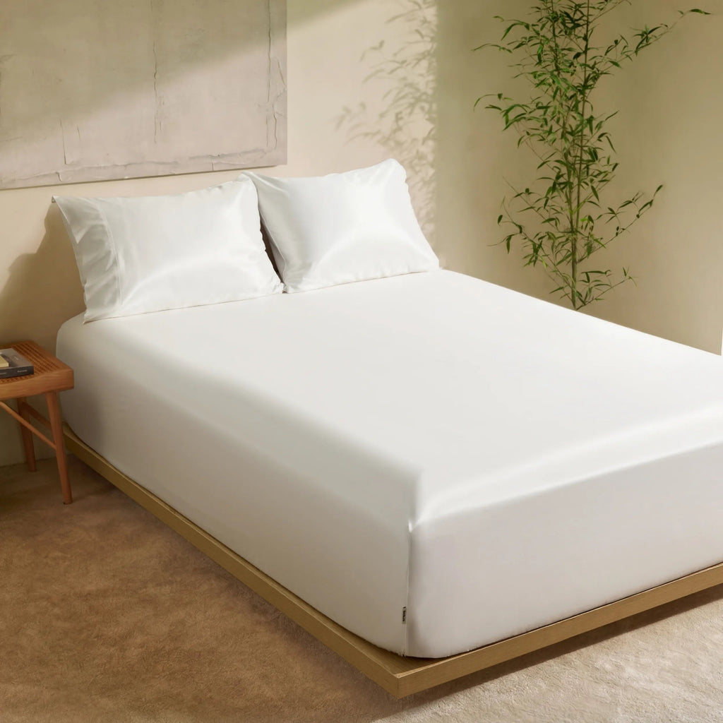 PureWovenTM Organically Grown Bamboo Viscose Fitted Sheet Set