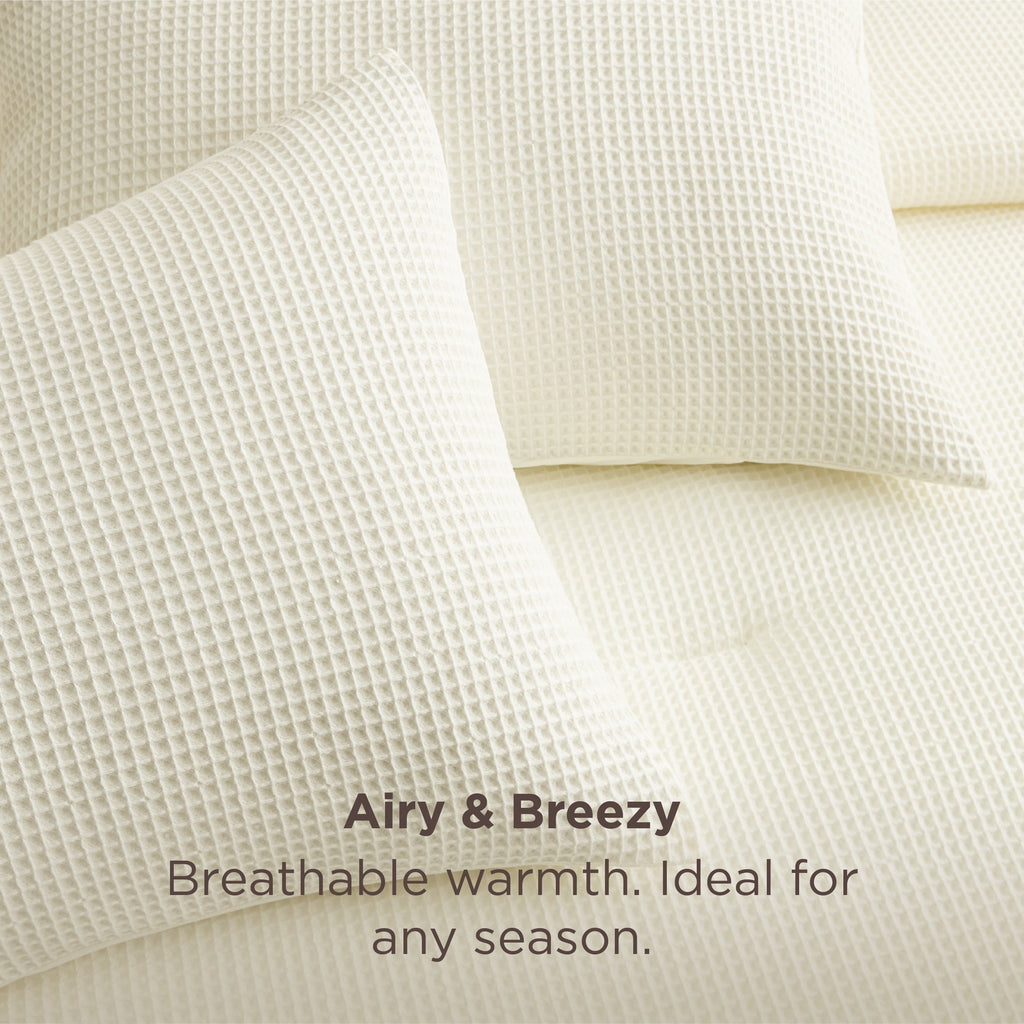 Classic Waffle Comforter Set