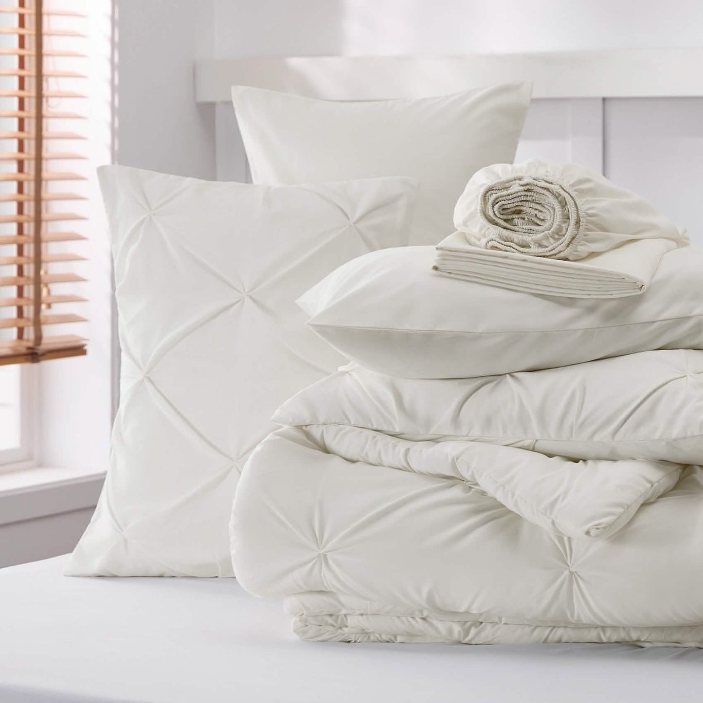 Pintuck Bed-in-a-Bag