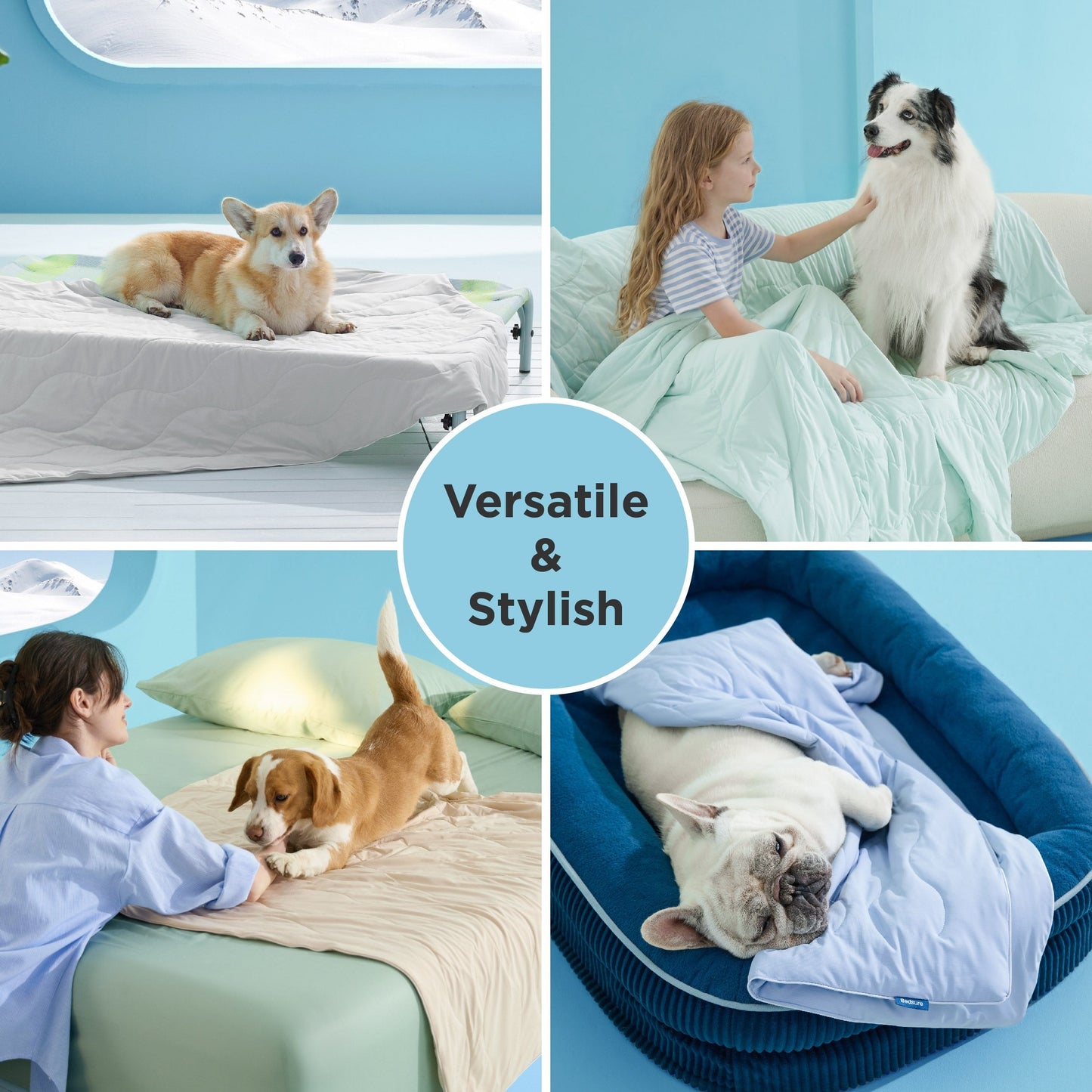 Gourd Cooling Pet Blanket