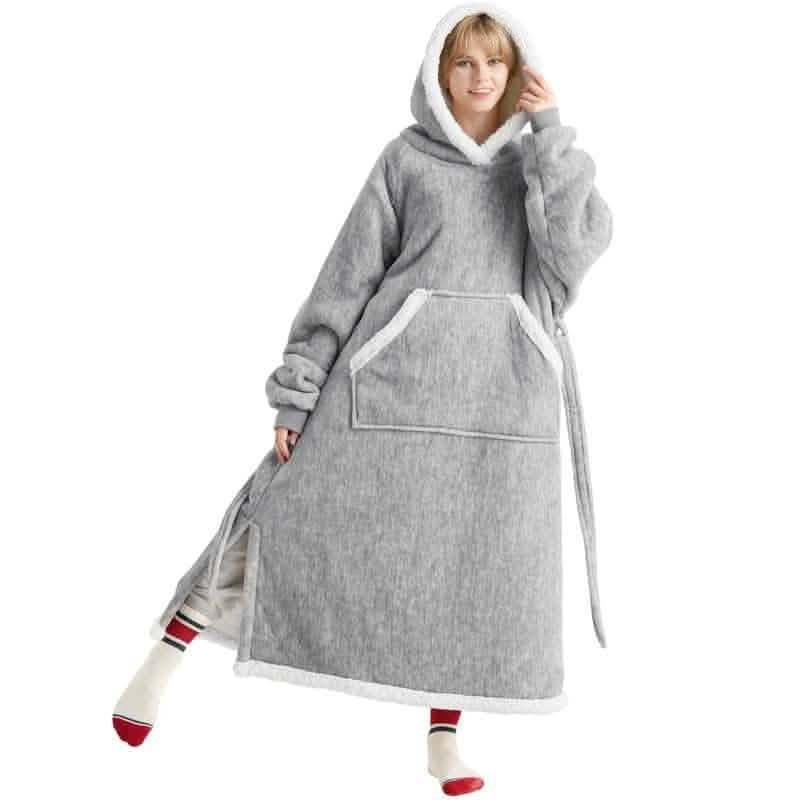Sherpa Fleece Blanket Hoodie