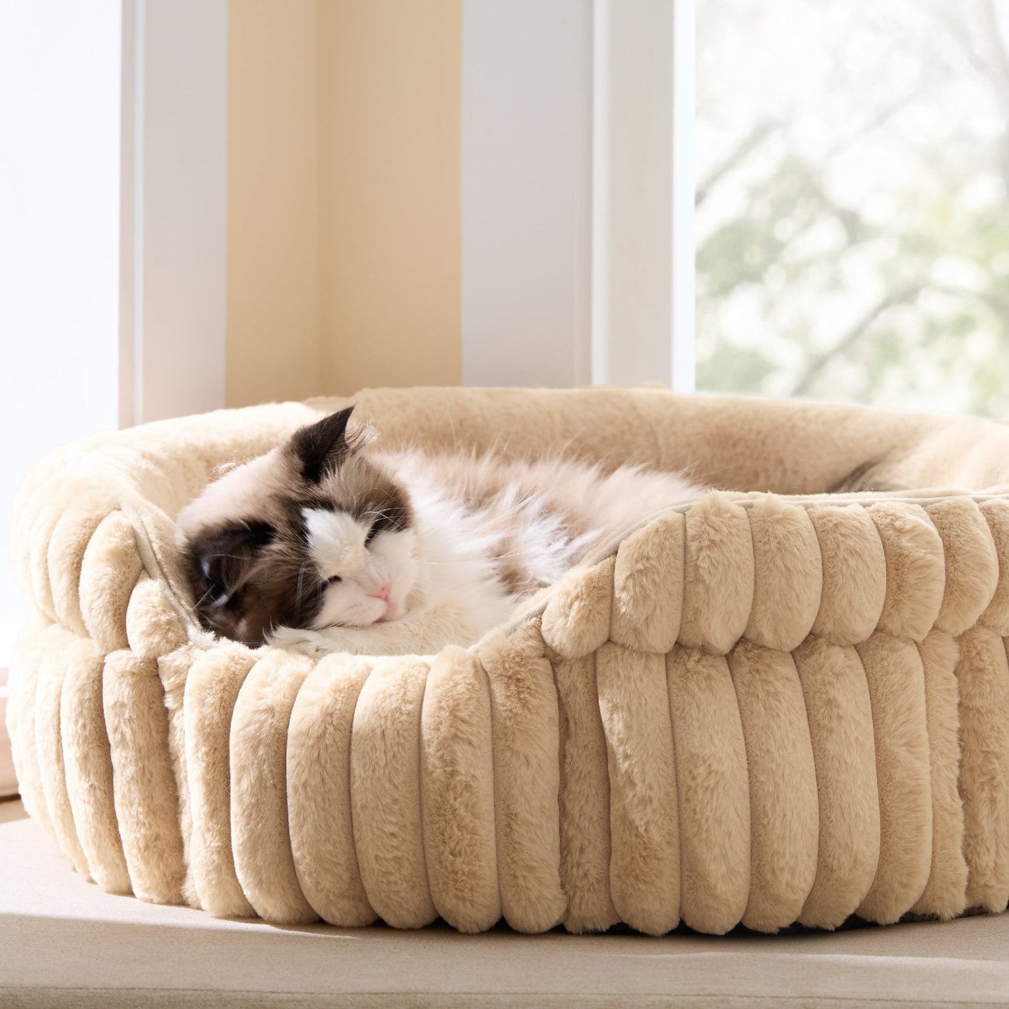 ComfyFleeceTM Dual-layer Cat Bed