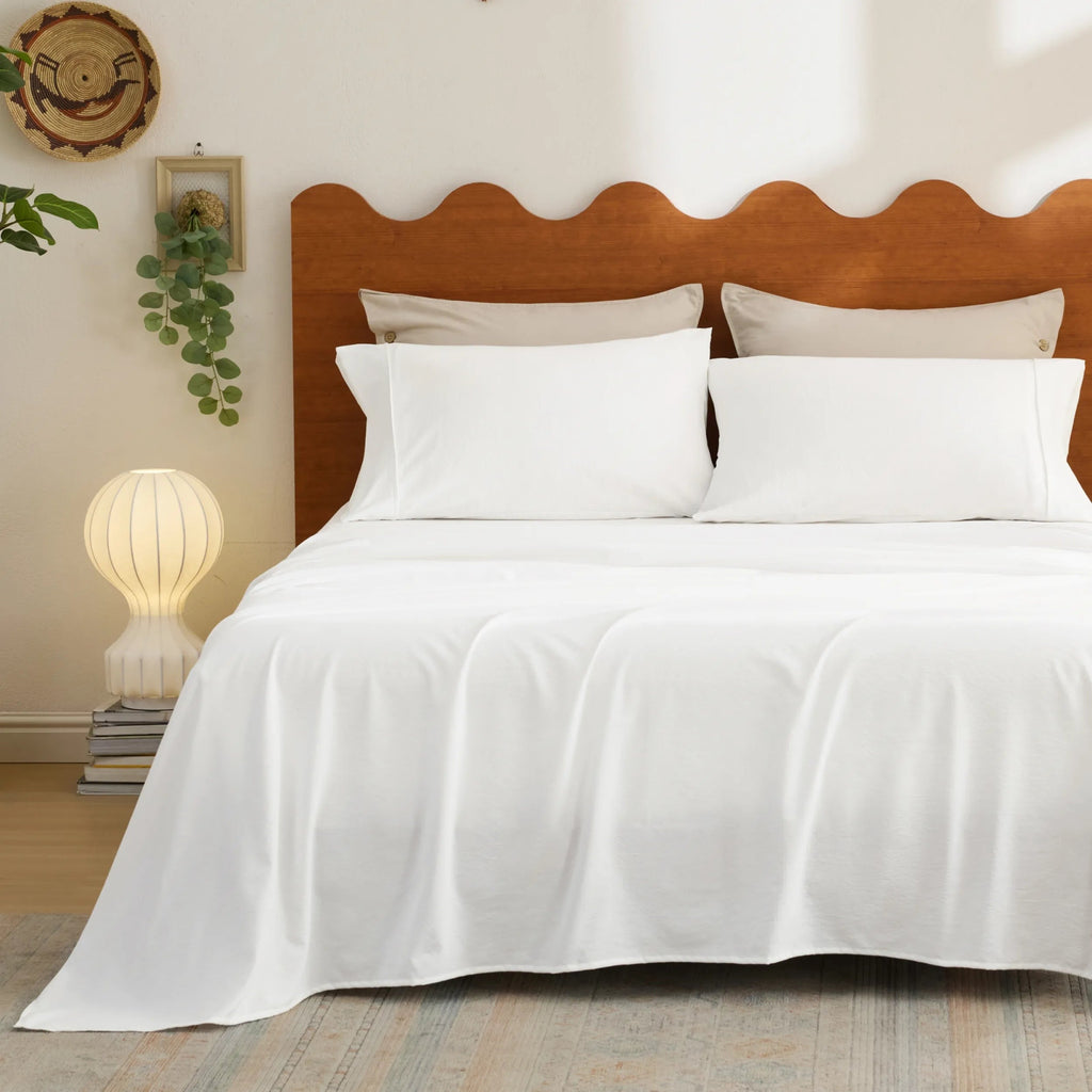 Cotton-Like Striped Sheet Sets