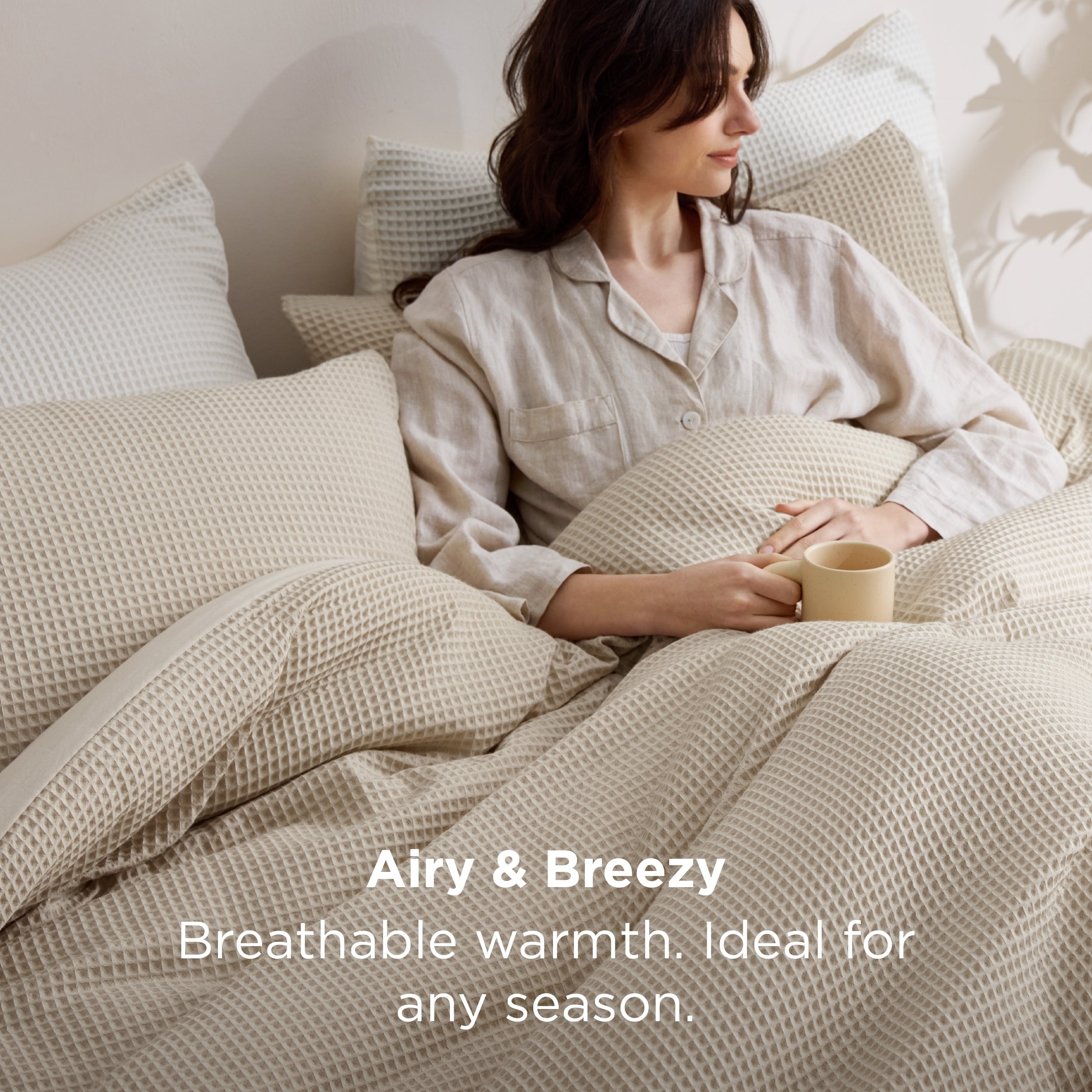 Classic Waffle Comforter Set