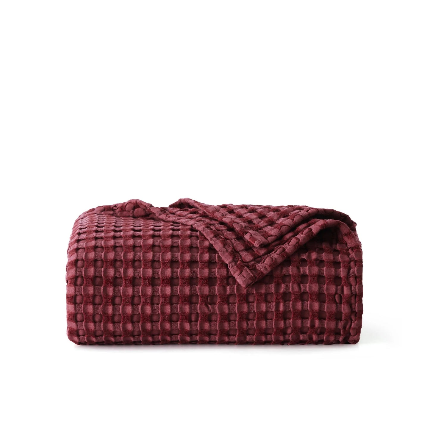 Rayon Derived From Bamboo Waffle Blanket
