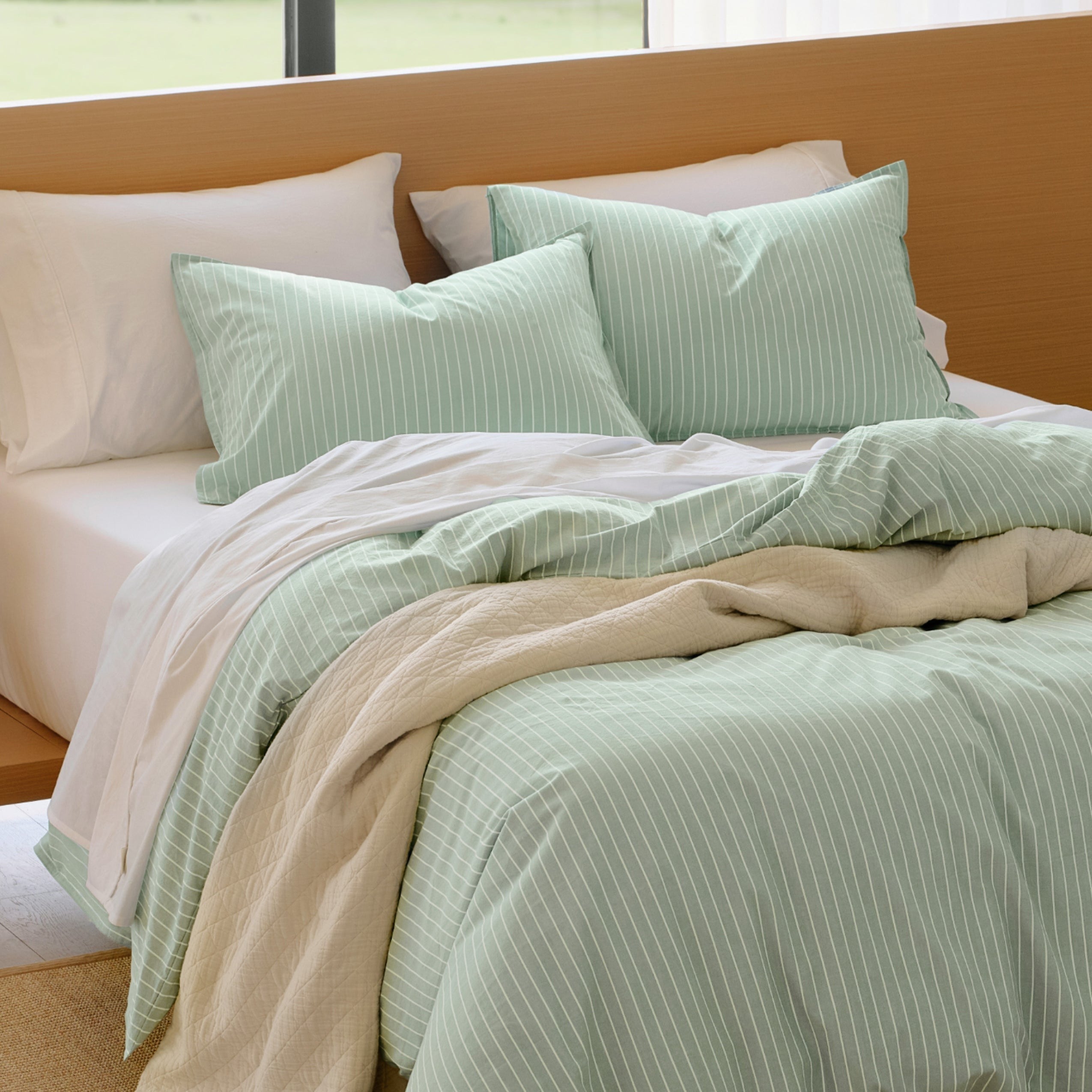 Natural Weekend Washed Cotton Stripe Bundle