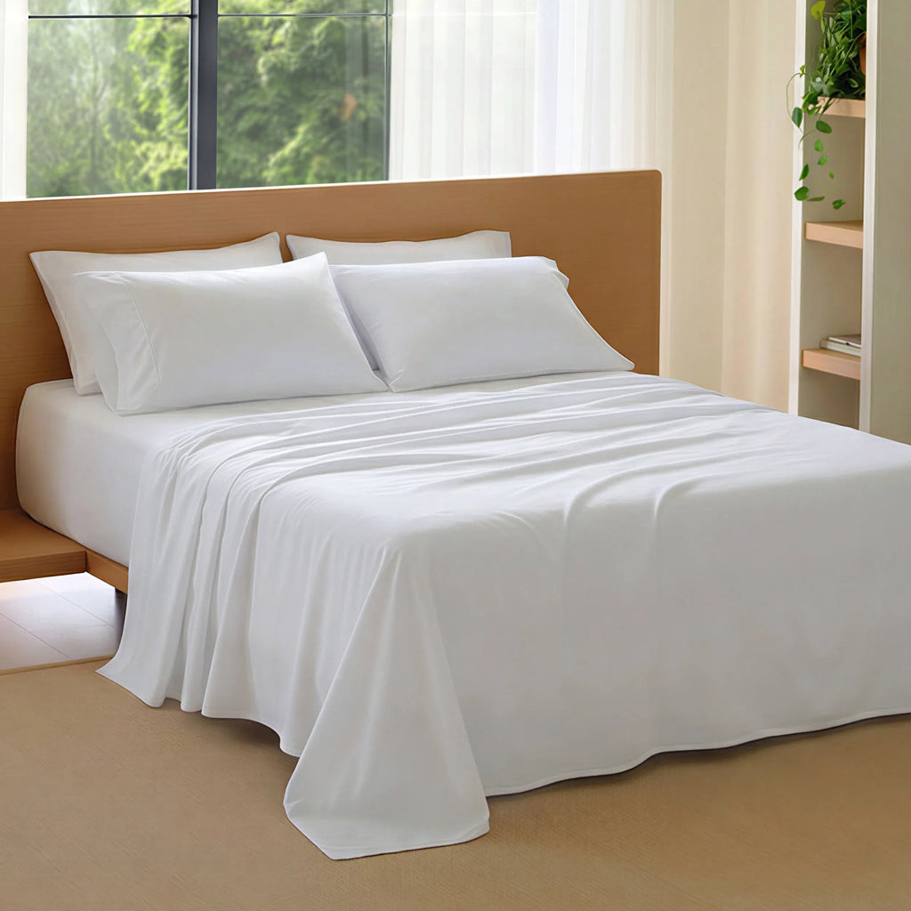 PureWovenTM 6-Piece Washed Cotton Sheet Set