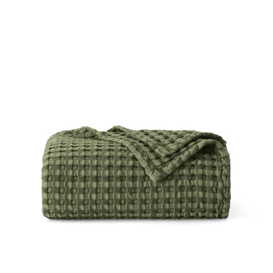 Rayon Derived From Bamboo Waffle Blanket