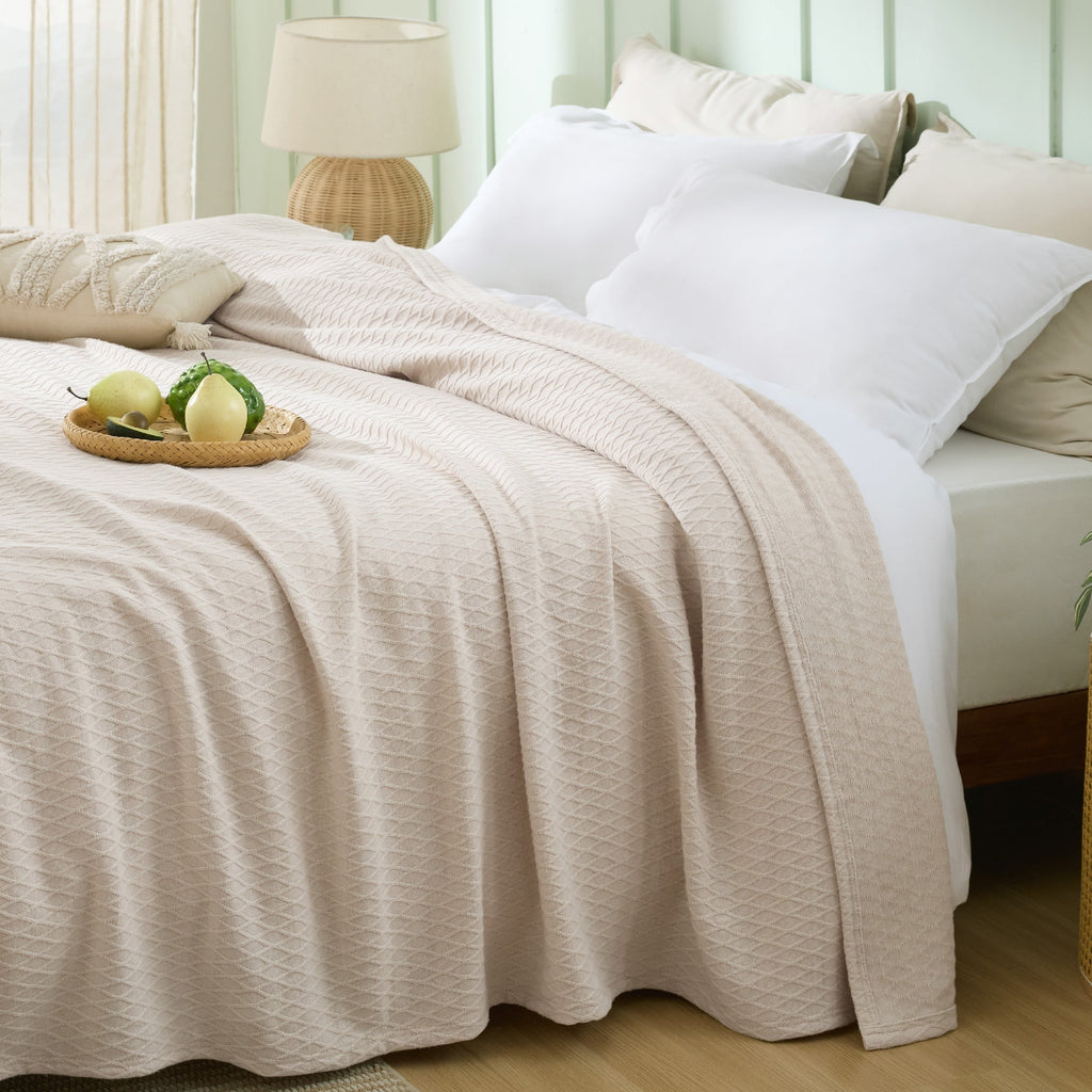 Diamond Texture Cooling Blanket