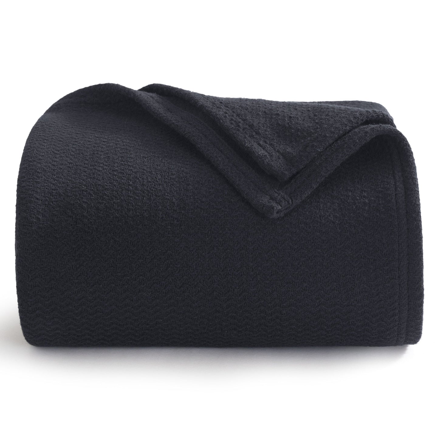100% Cotton Herringbone Woven Blanket