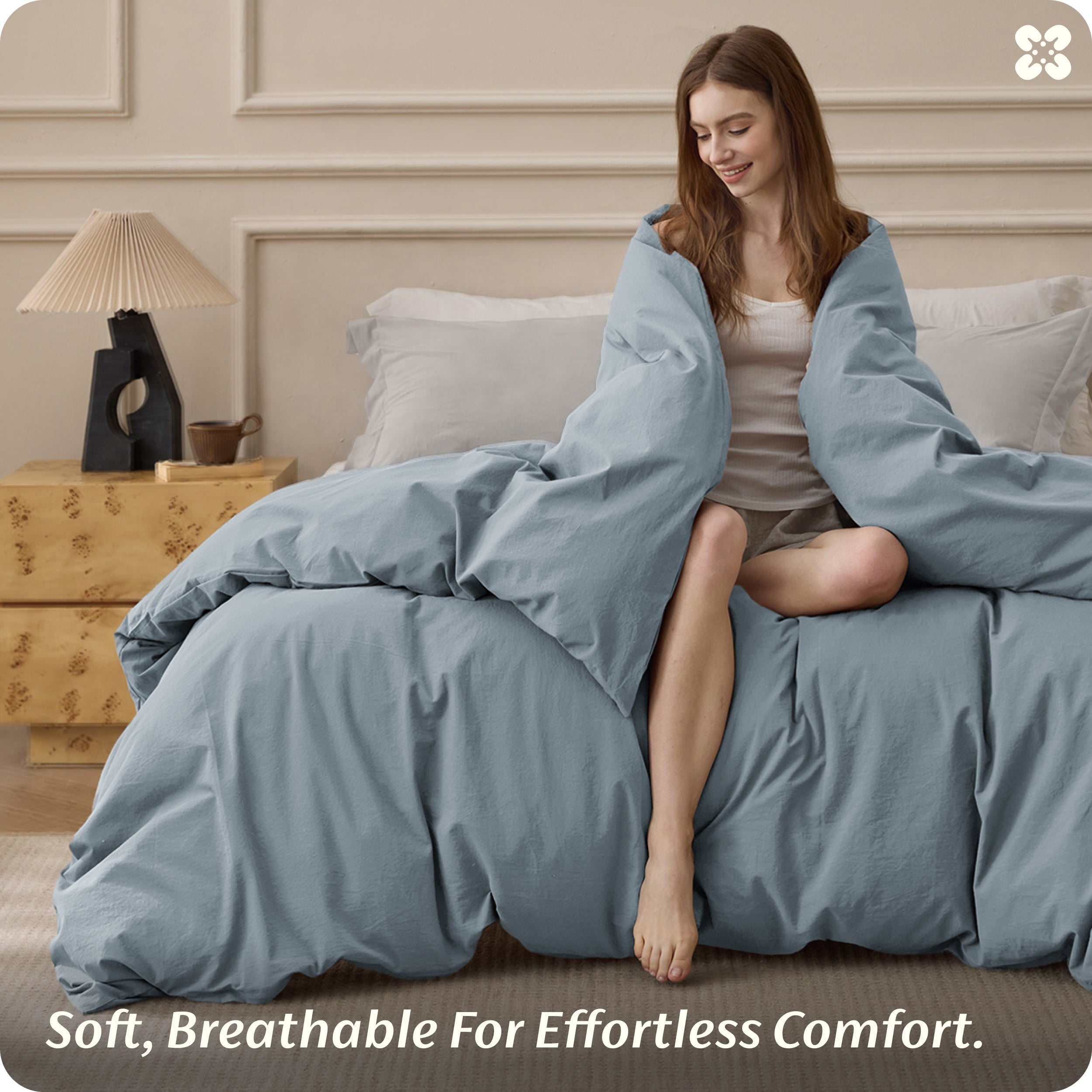 Washed Cotton Duvet Cover