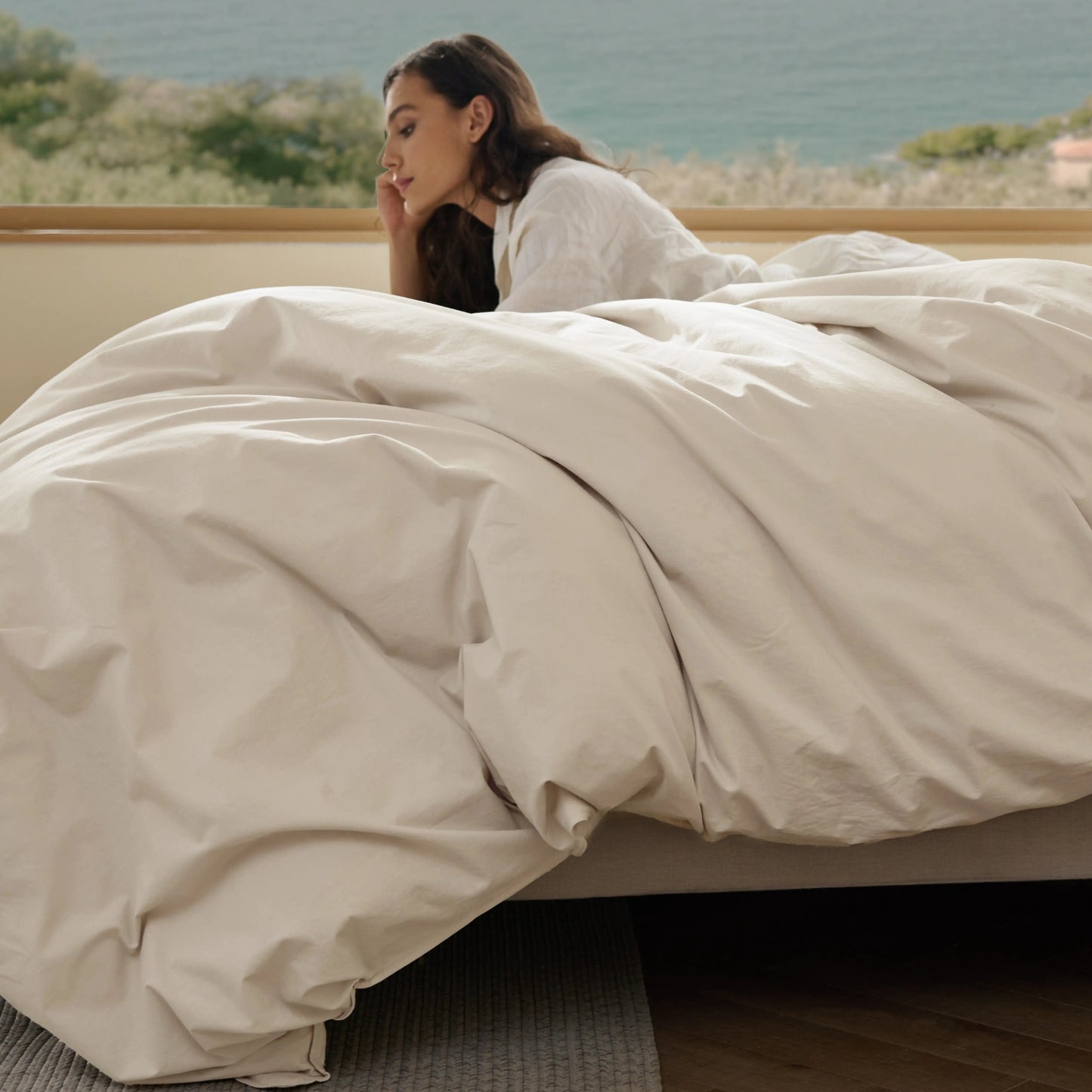 Slub Cotton Duvet Cover Set