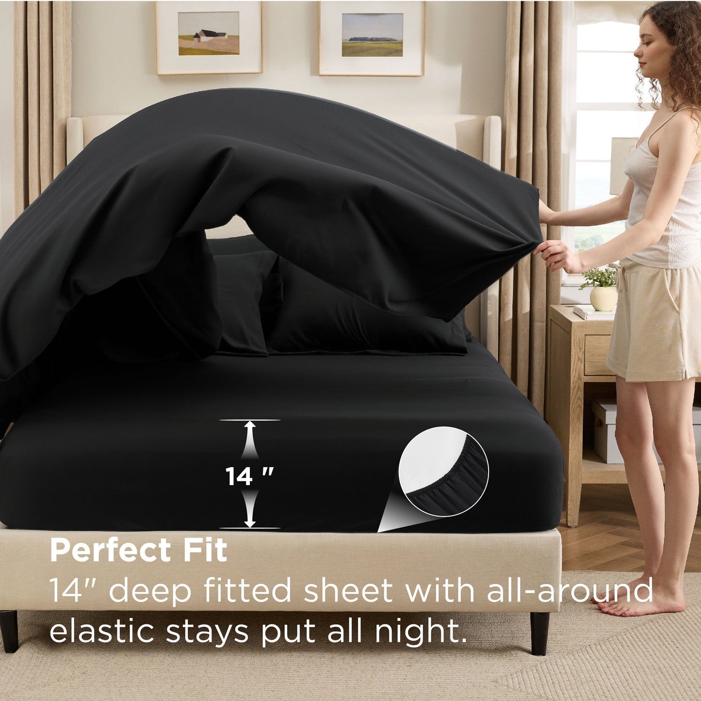 Diamond Quilted Bed-in-a-bag