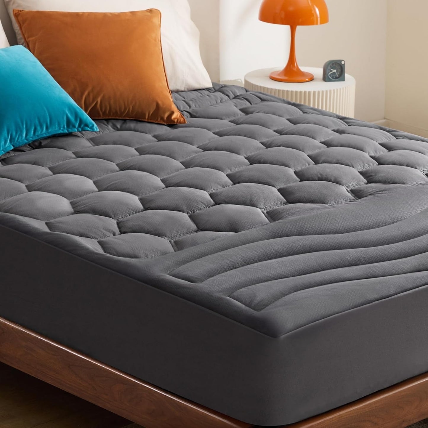 Three-Zone Quilted Mattress Pad