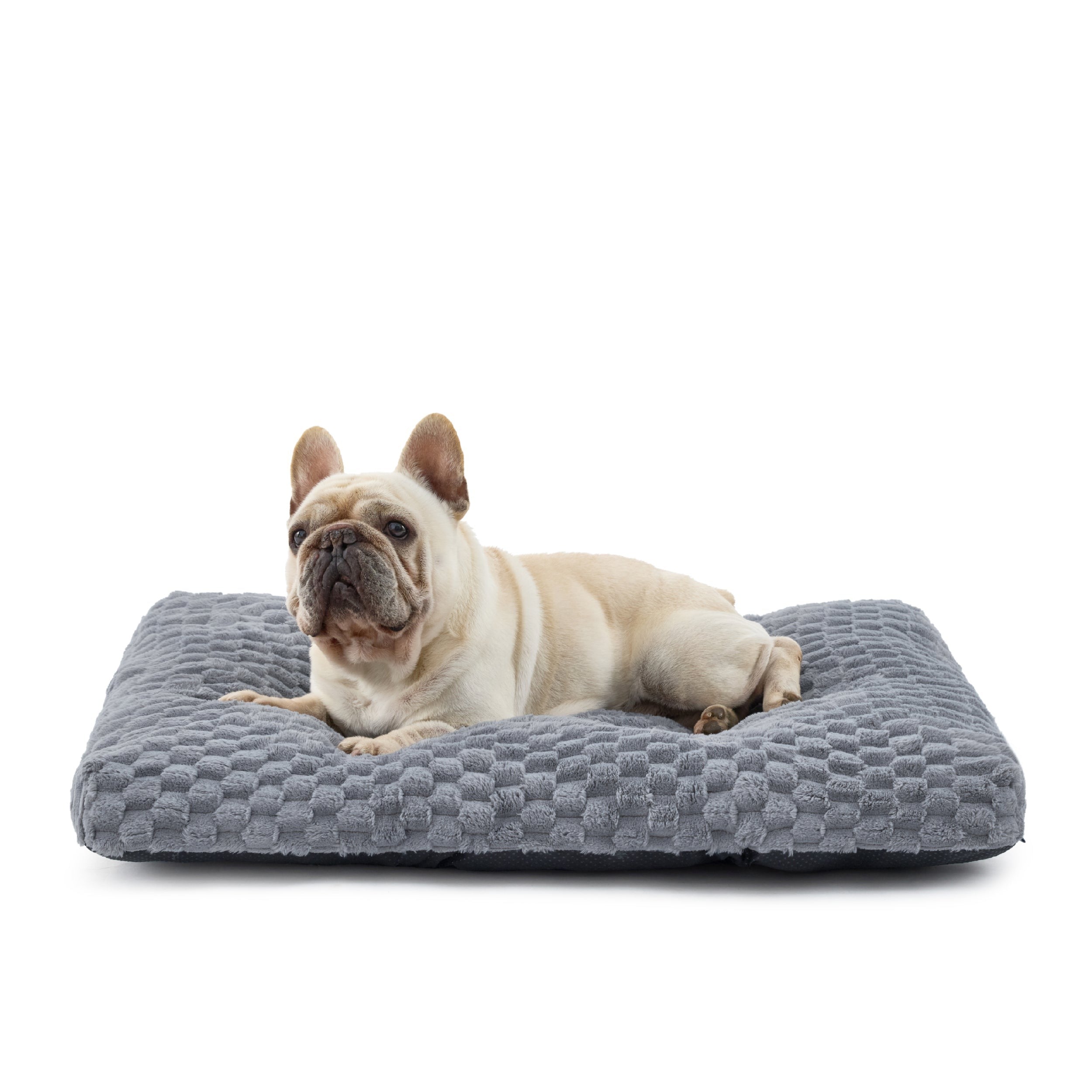 Soft Bubble Fleece Dog Bed