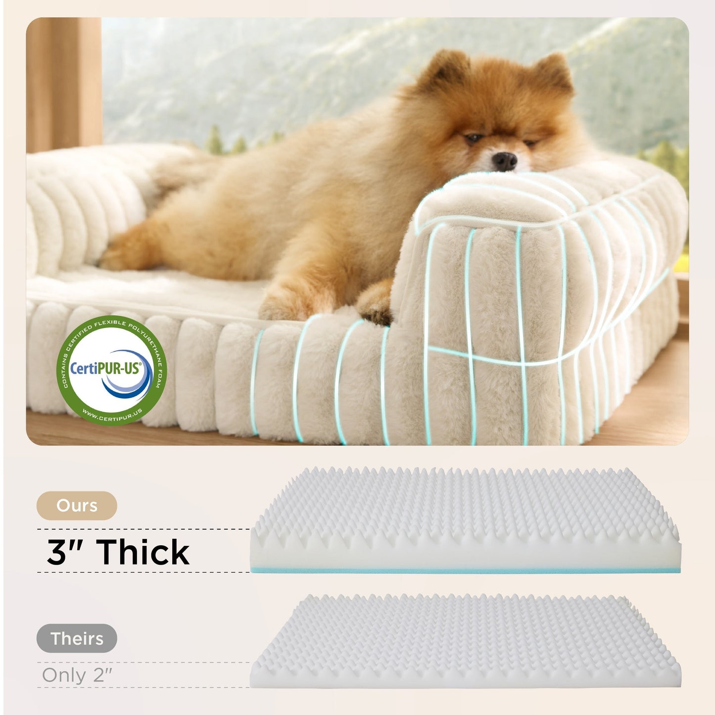 ComfyFleeceTM Pet Sofa