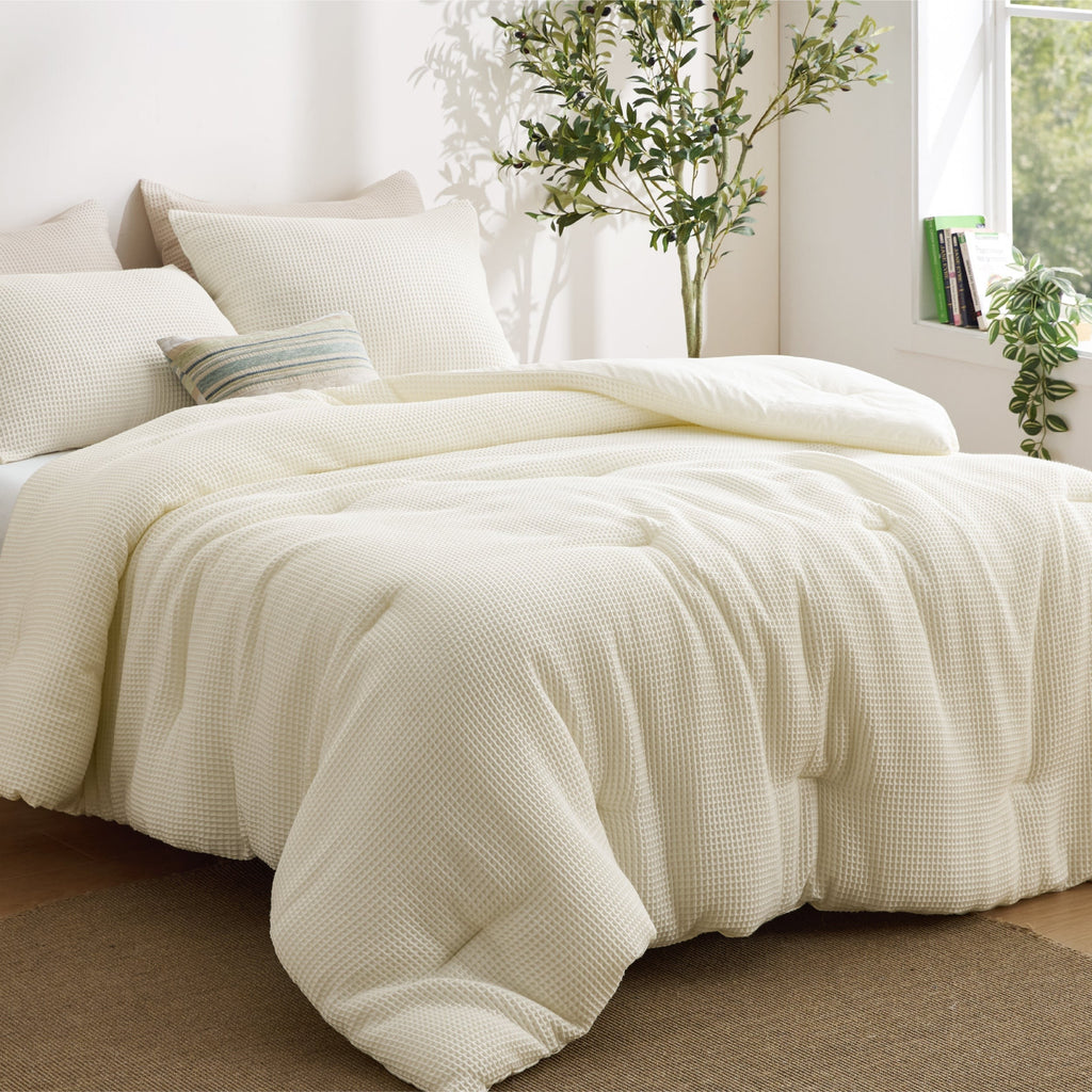 Classic Waffle Comforter Set