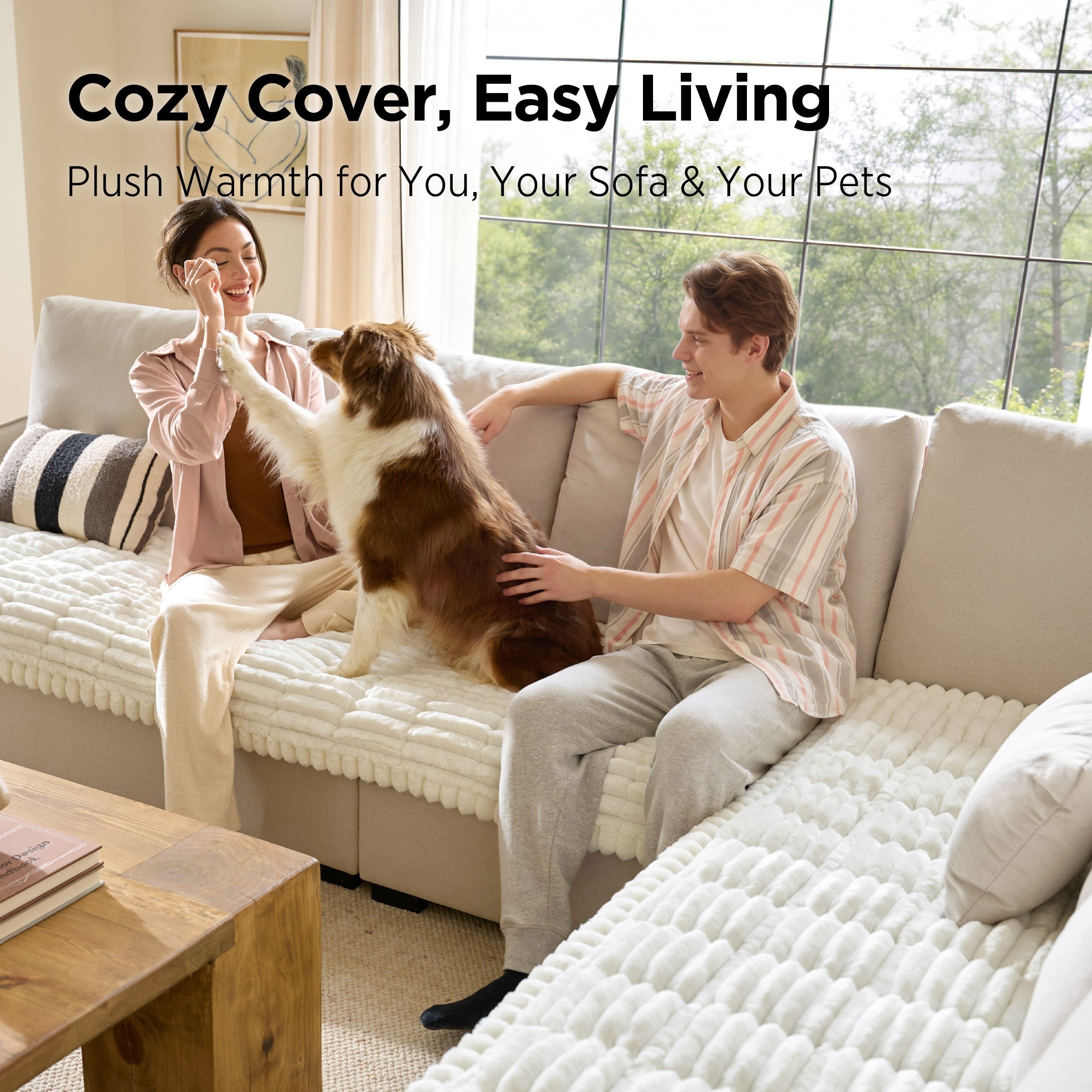 ComfyFleeceTM Pet Sofa Cover