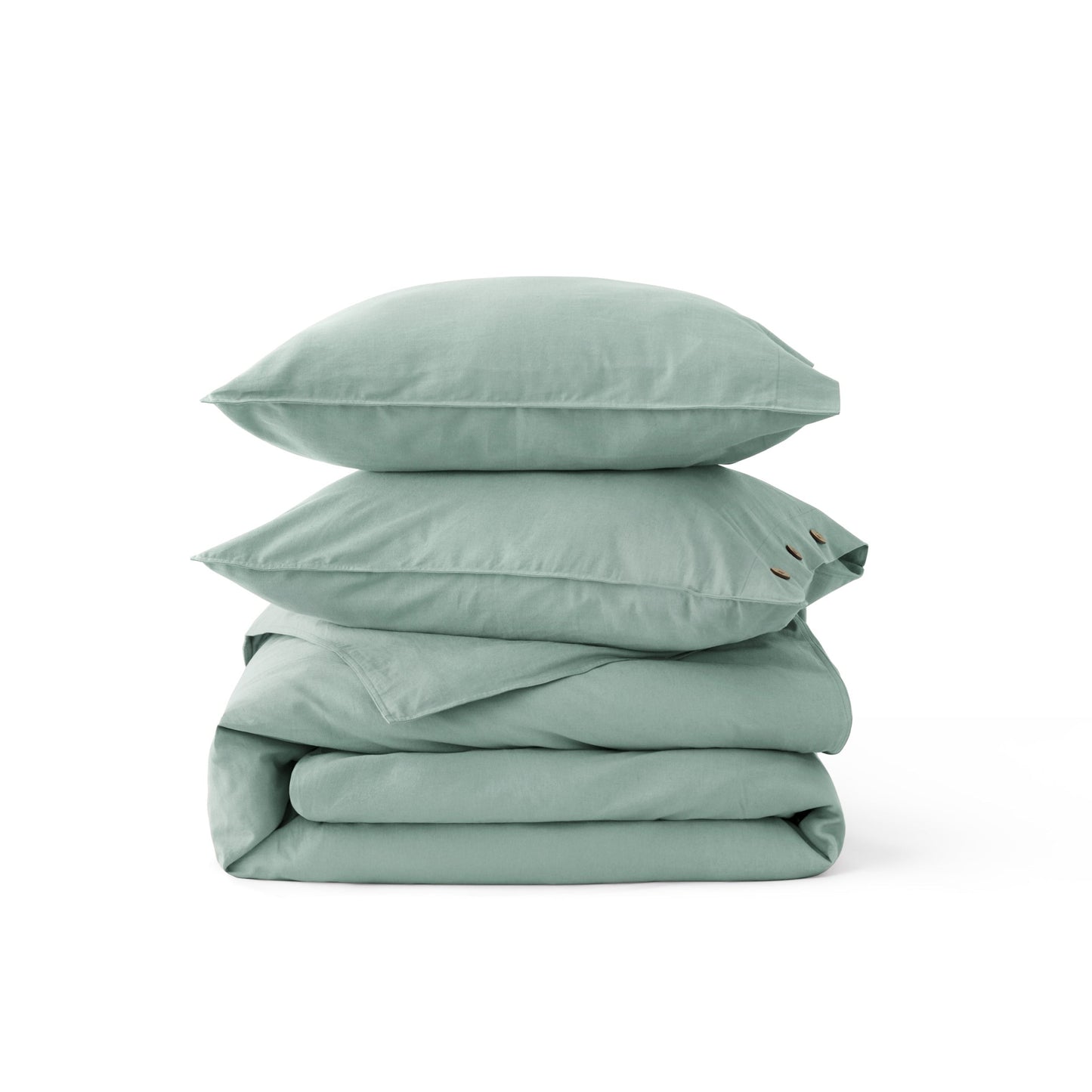 PureWovenTM Cotton Linen Hybrid Duvet Cover Set