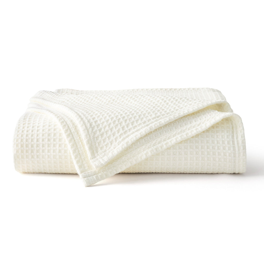 Pure Cotton Basket Weave Blanket