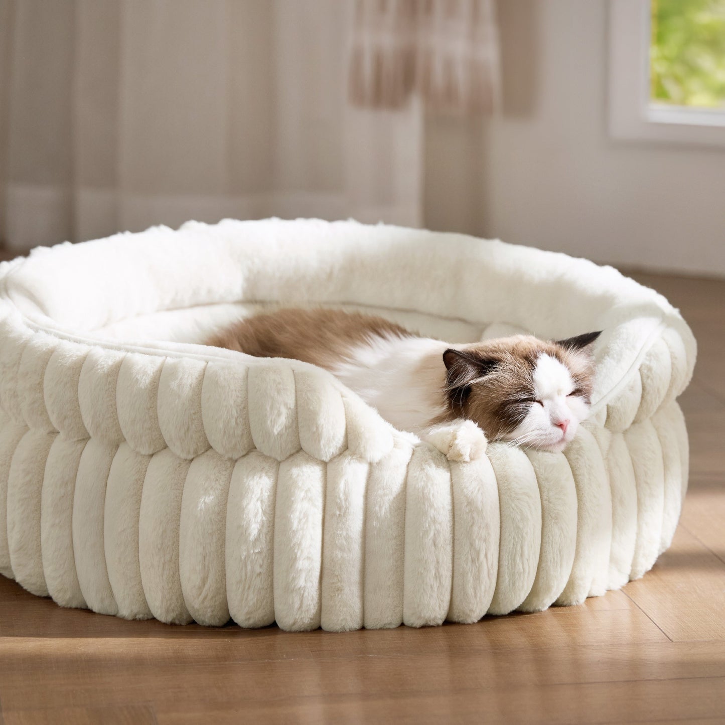 ComfyFleeceTM Dual-layer Cat Bed
