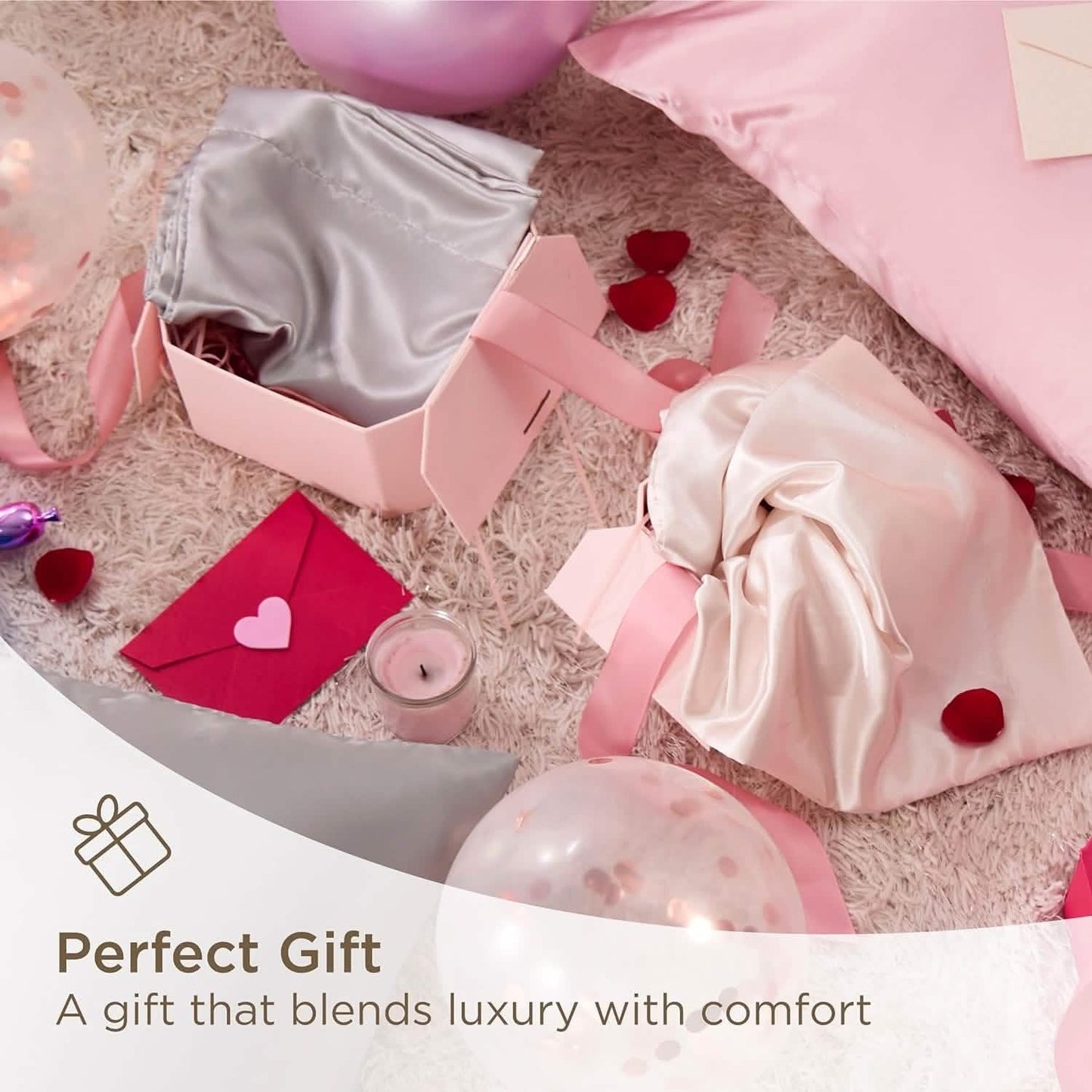 Satin Pillowcases 4 Packs