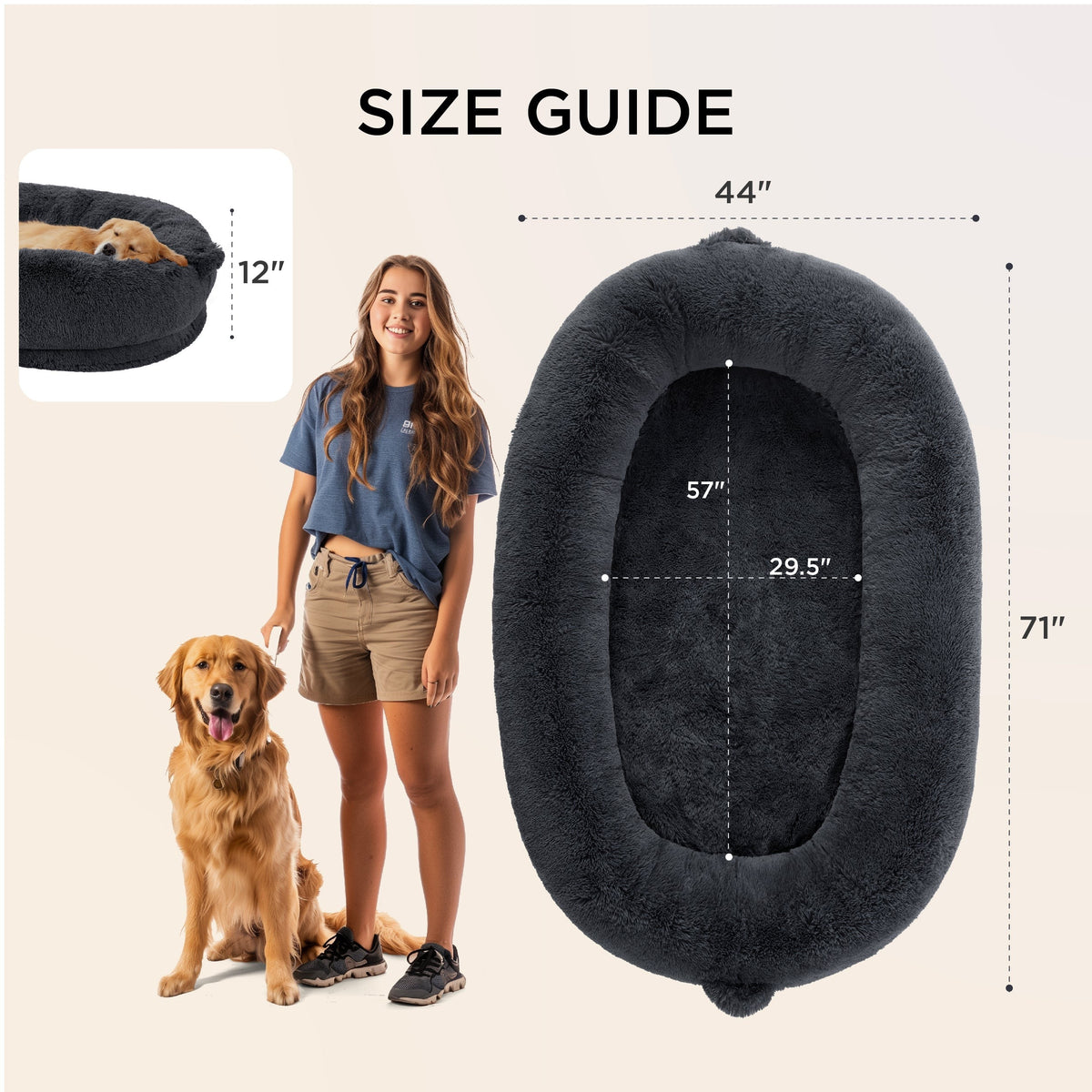 Human Dog Bed