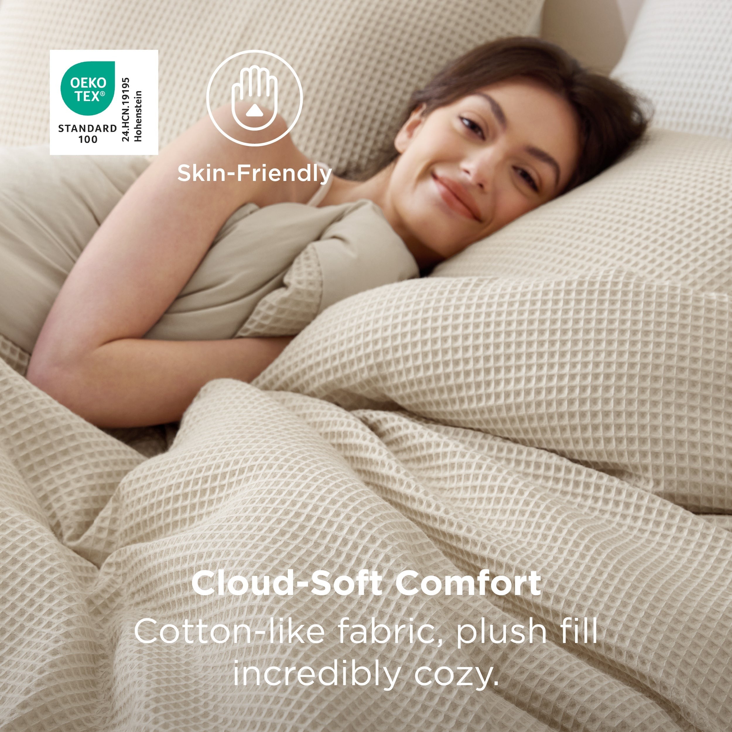 Classic Waffle Comforter Set