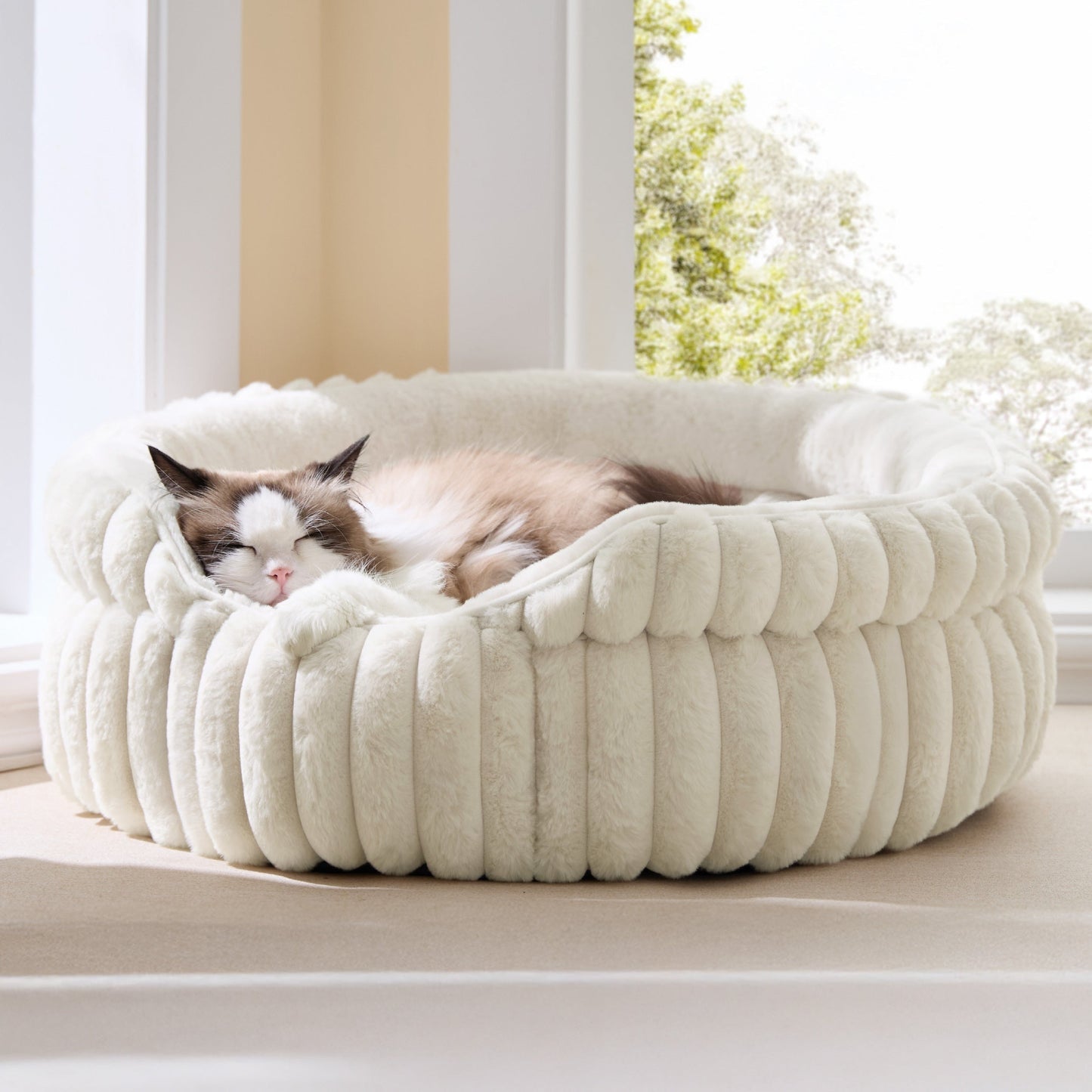 ComfyFleeceTM Dual-layer Cat Bed