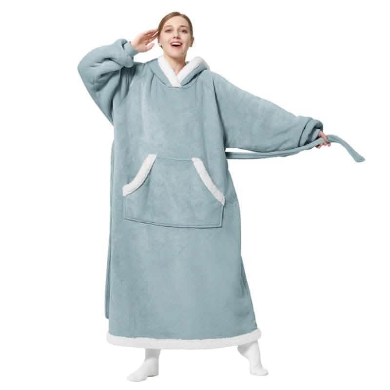 Sherpa Fleece Blanket Hoodie
