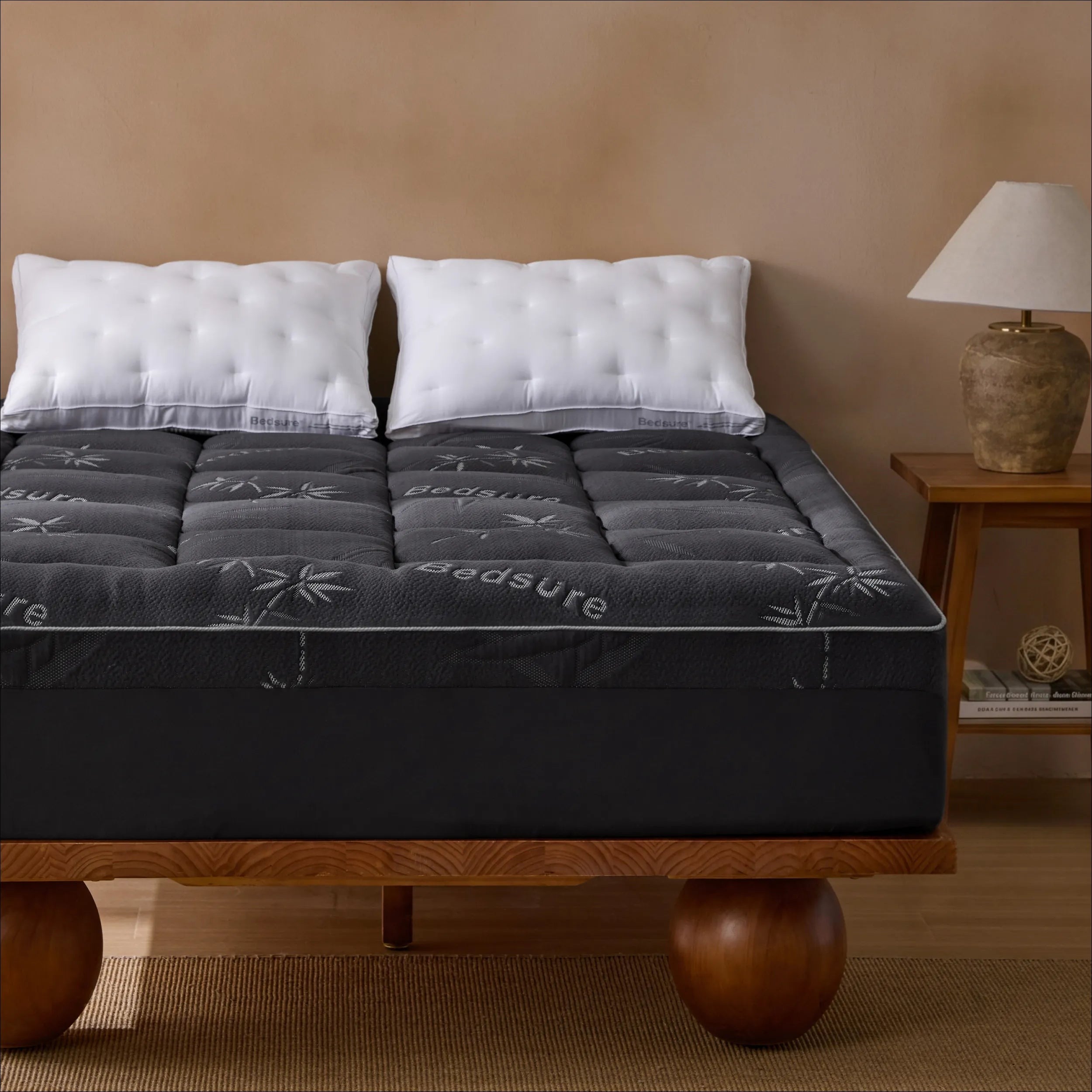Rayon Derived From Bamboo Blend Mattress Topper