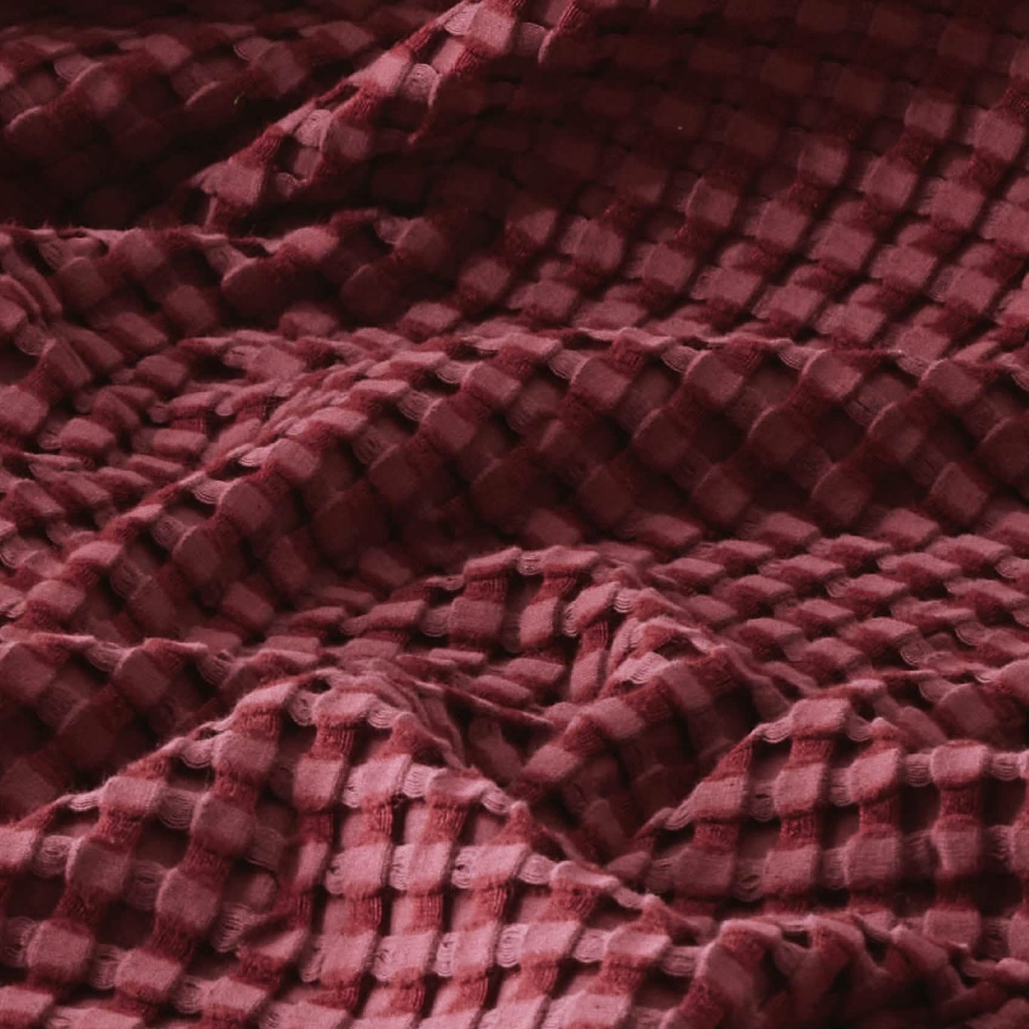 Rayon Derived From Bamboo Waffle Blanket