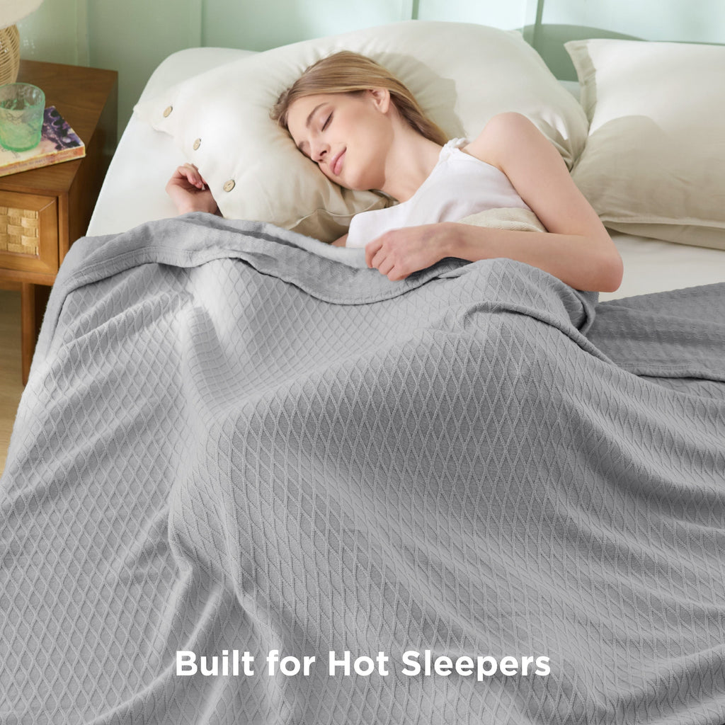 Diamond Texture Cooling Blanket