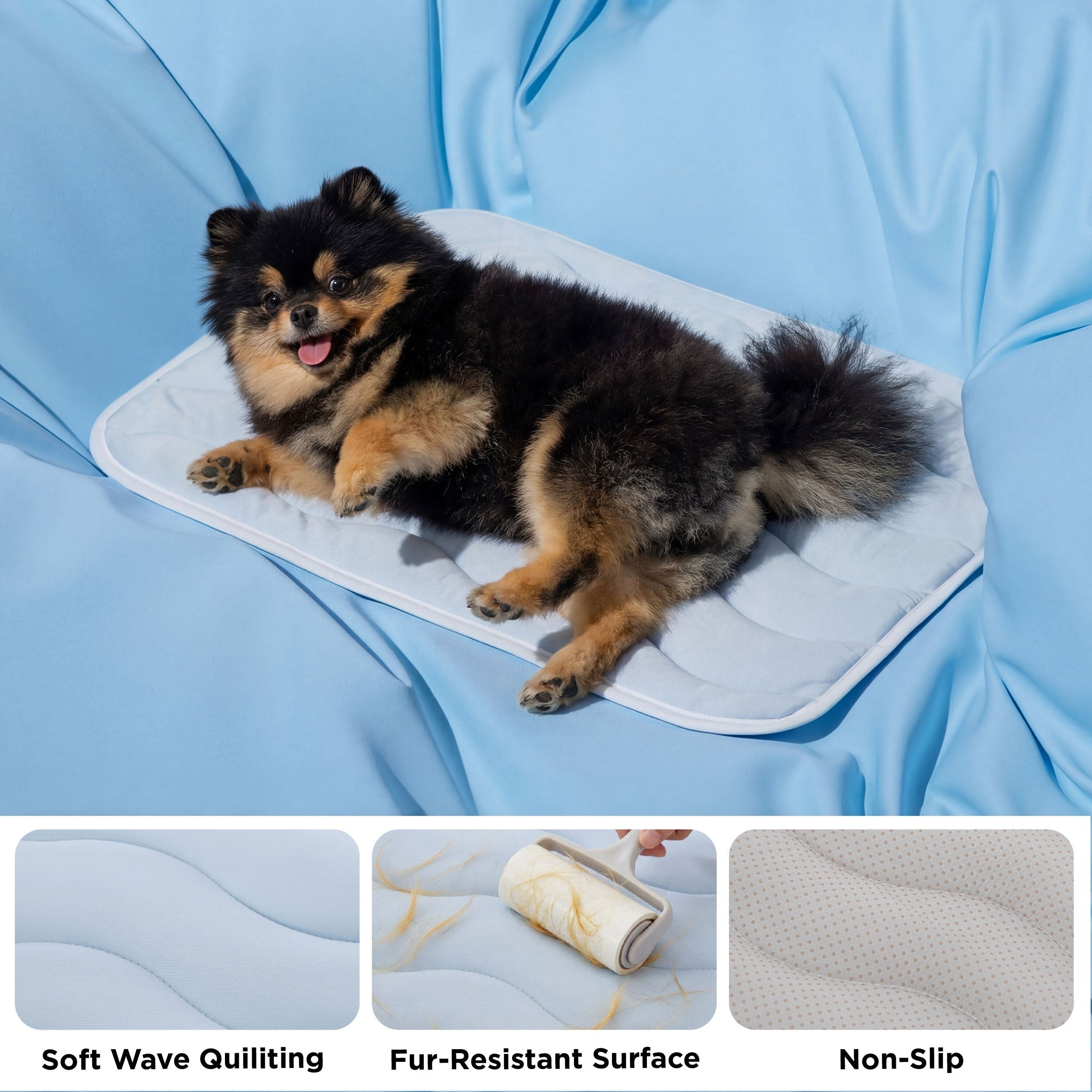 Wave Cooling Dog Mat