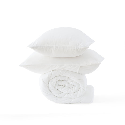 Textured Quilted Comforter Set