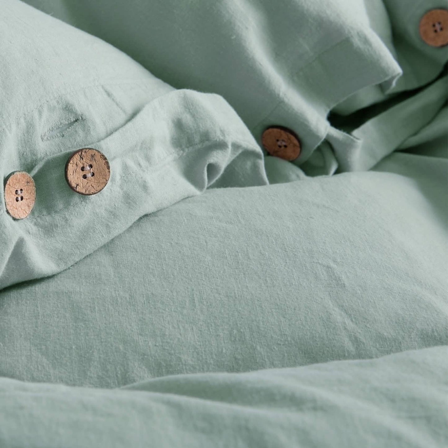 PureWovenTM Cotton Linen Hybrid Duvet Cover Set