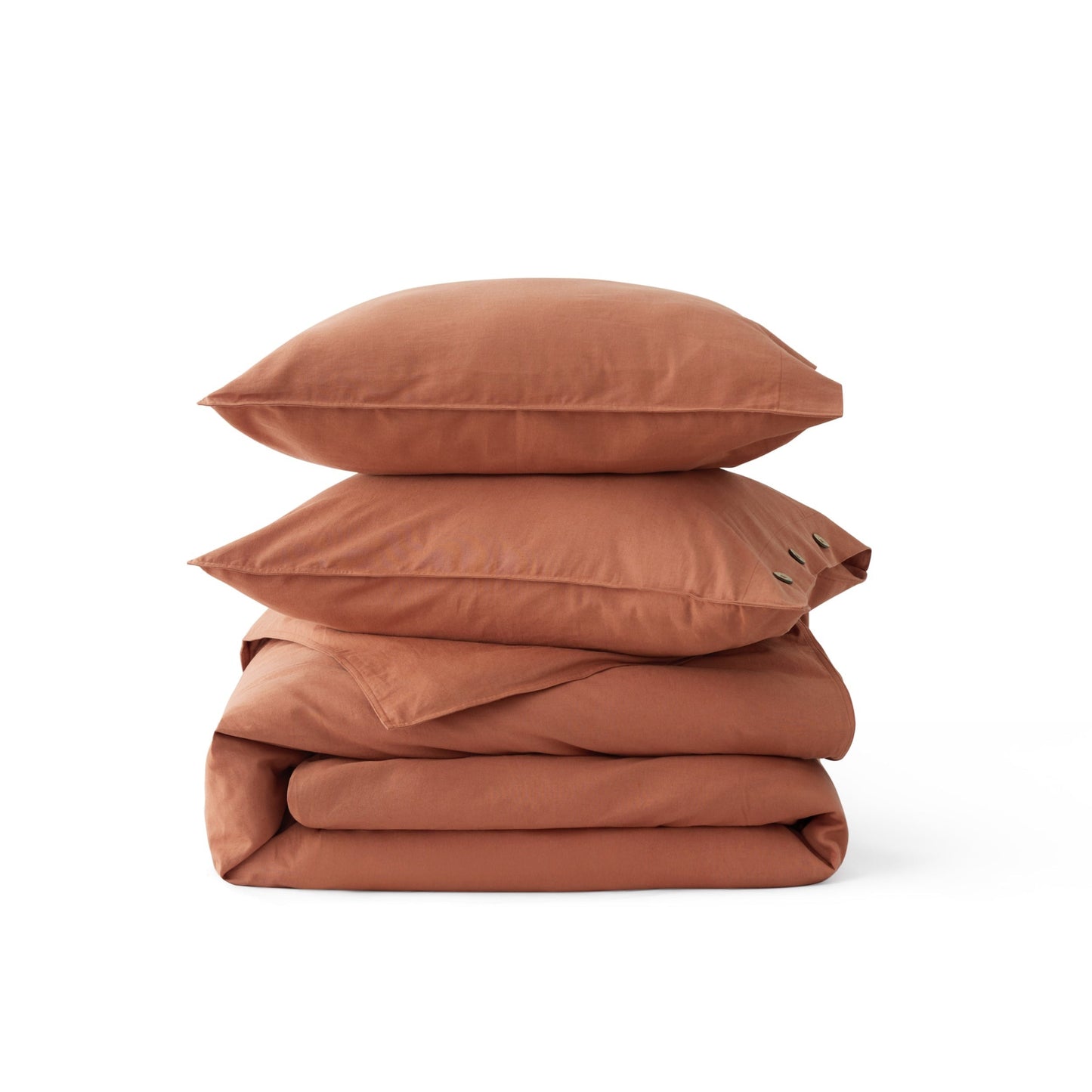 PureWovenTM Cotton Linen Hybrid Duvet Cover Set