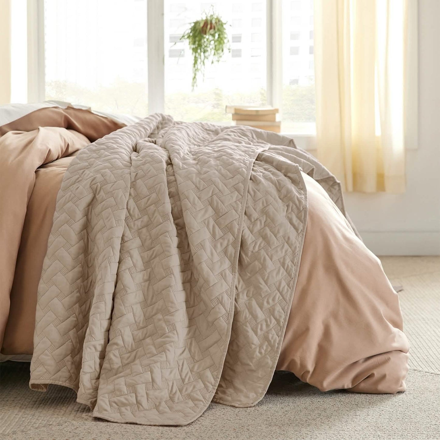 Basket-weave Quilt Set