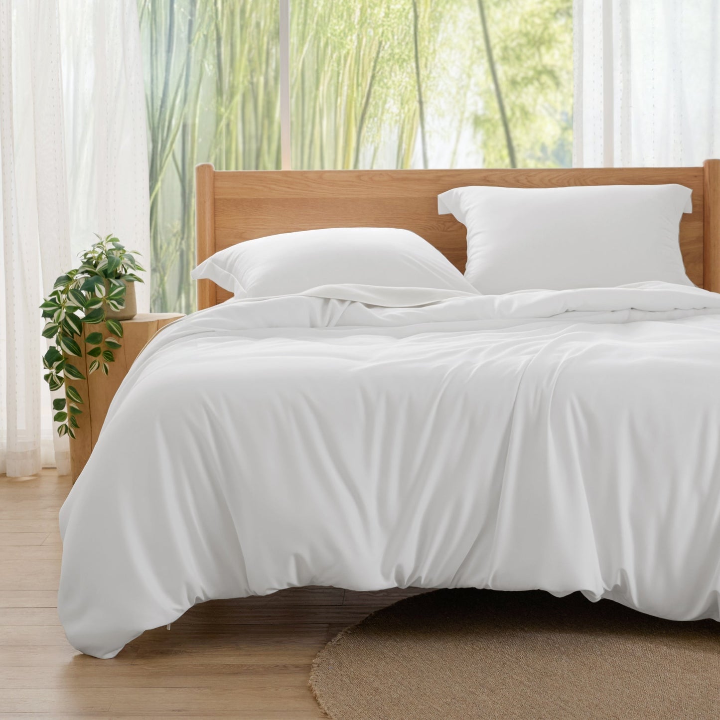 PureWovenTM Rayon Derived from Bamboo Duvet Cover Set