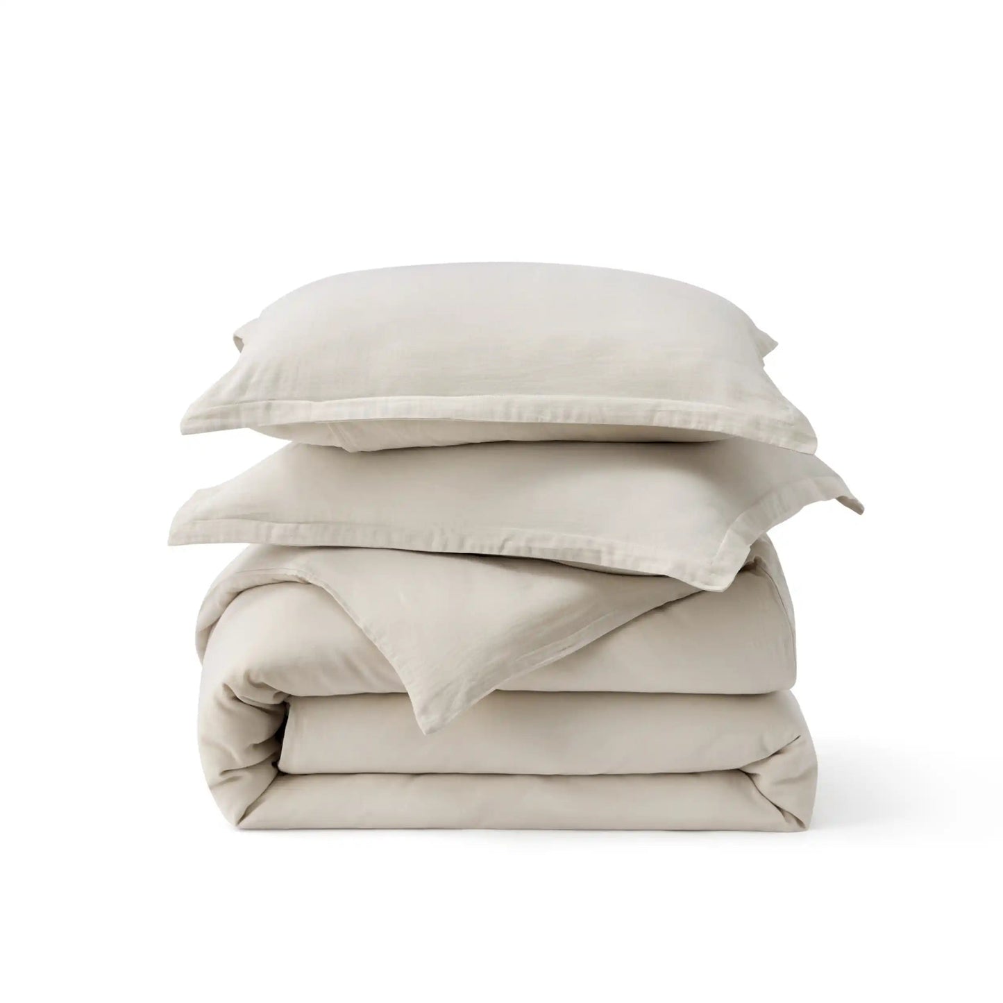 PureWovenTM 100% Muslin Duvet Cover Set