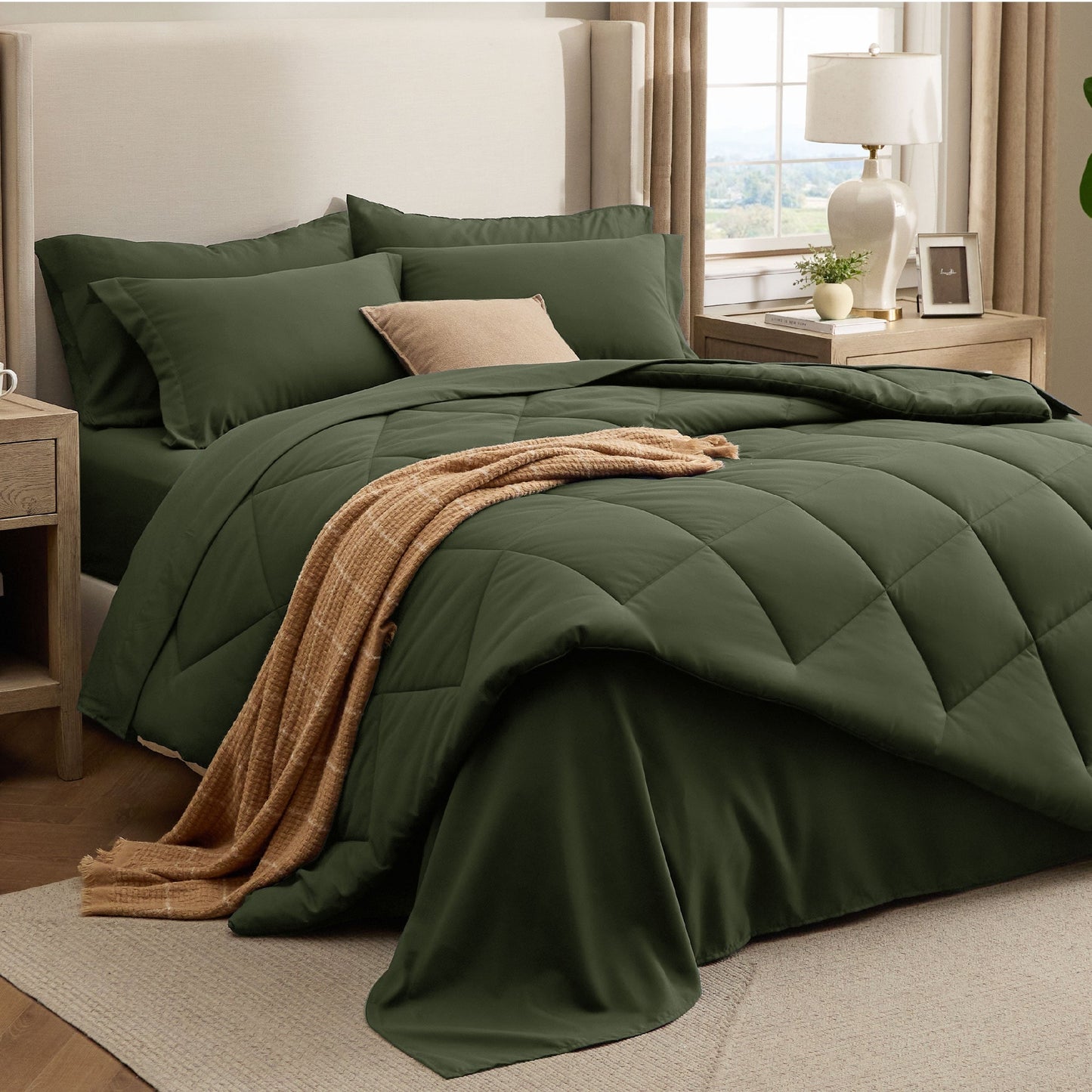 Diamond Quilted Bed-in-a-bag