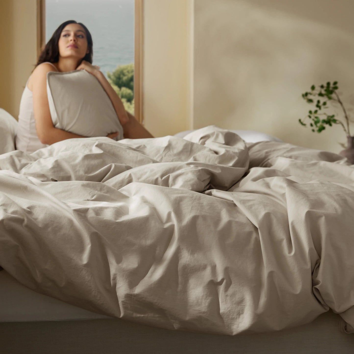 Slub Cotton Duvet Cover Set