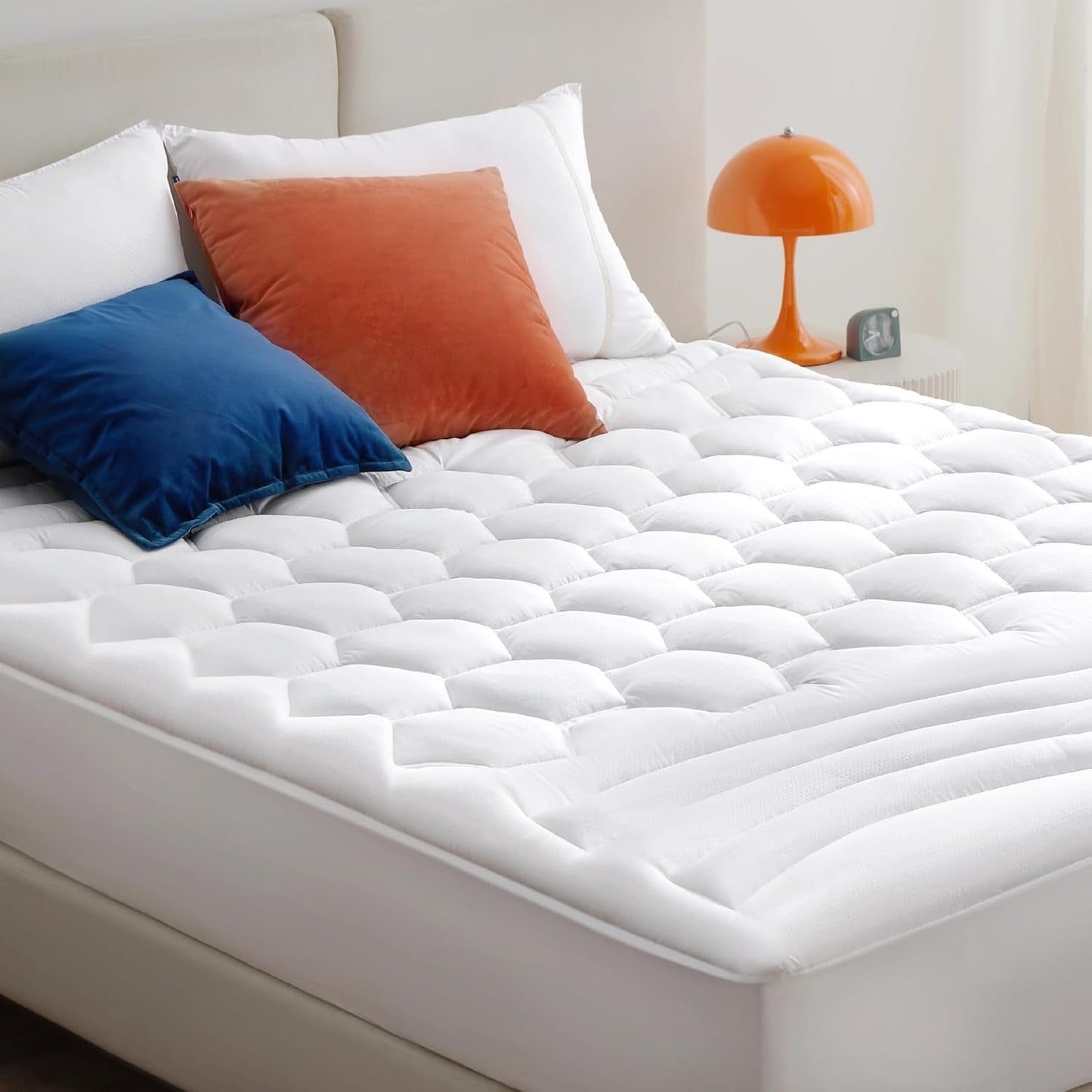 Three-Zone Quilted Mattress Pad