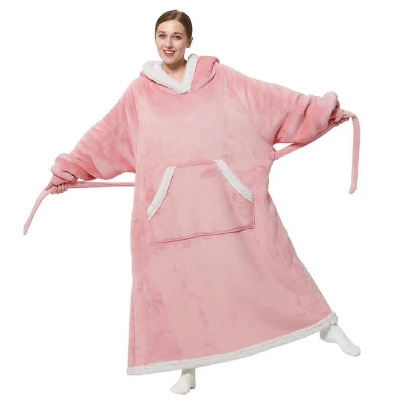 Sherpa Fleece Blanket Hoodie