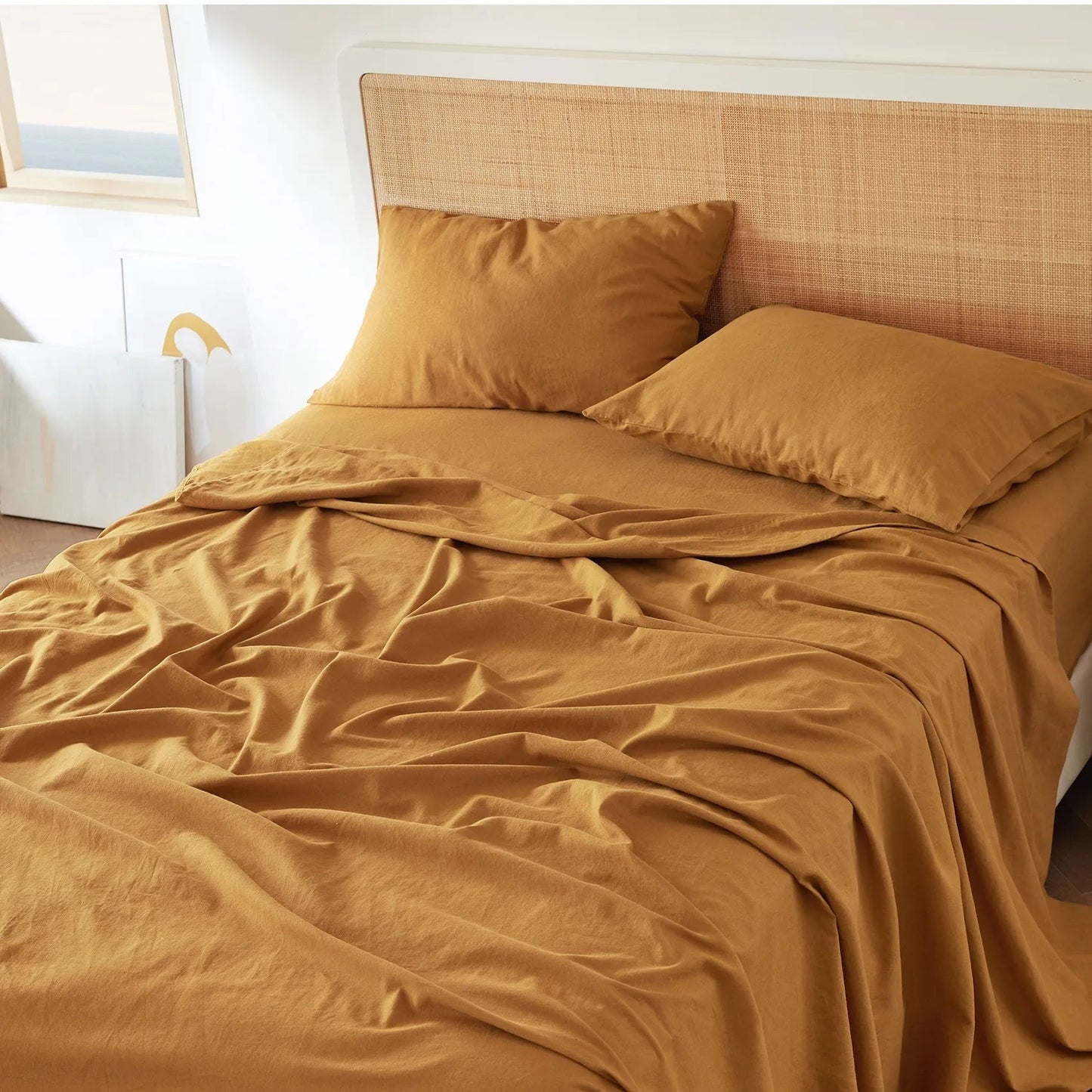Cotton-Linen Blend Sheet Set