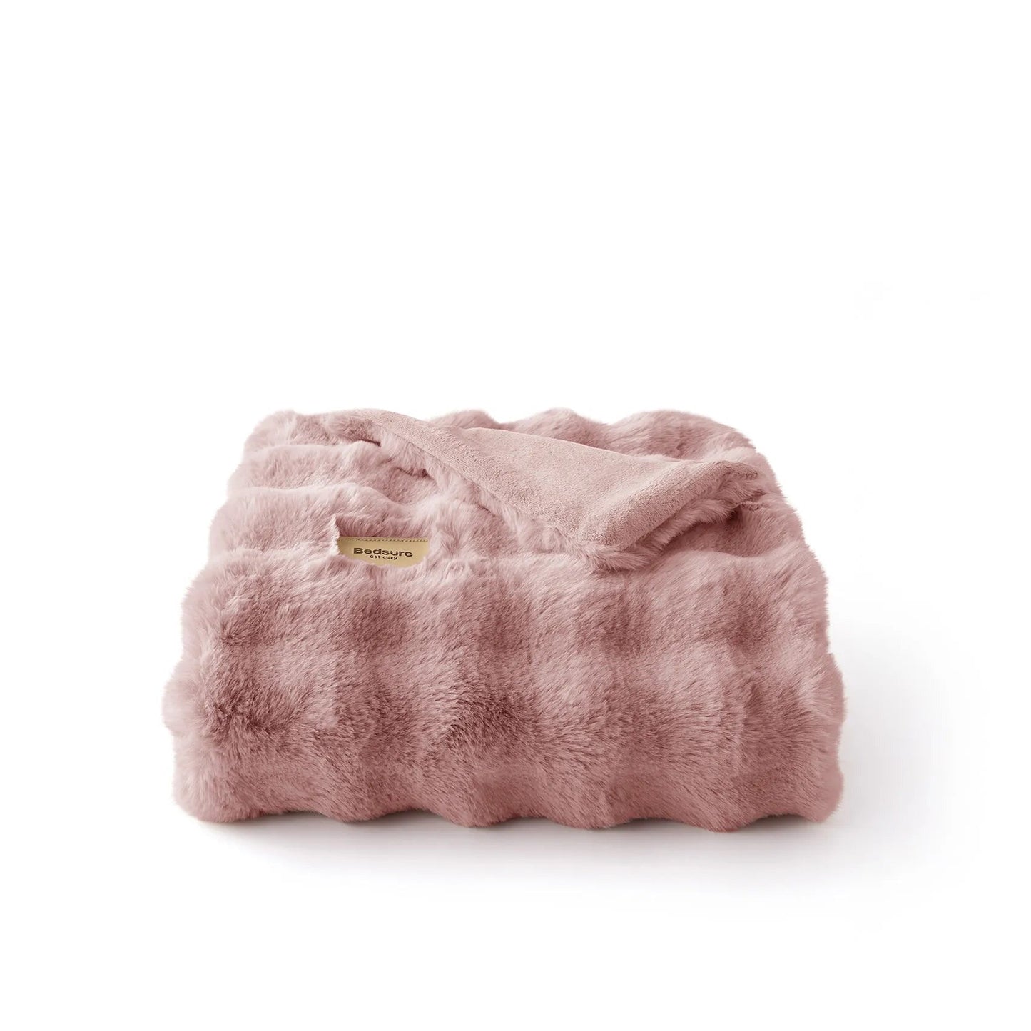 Bubble Faux Fur Blanket
