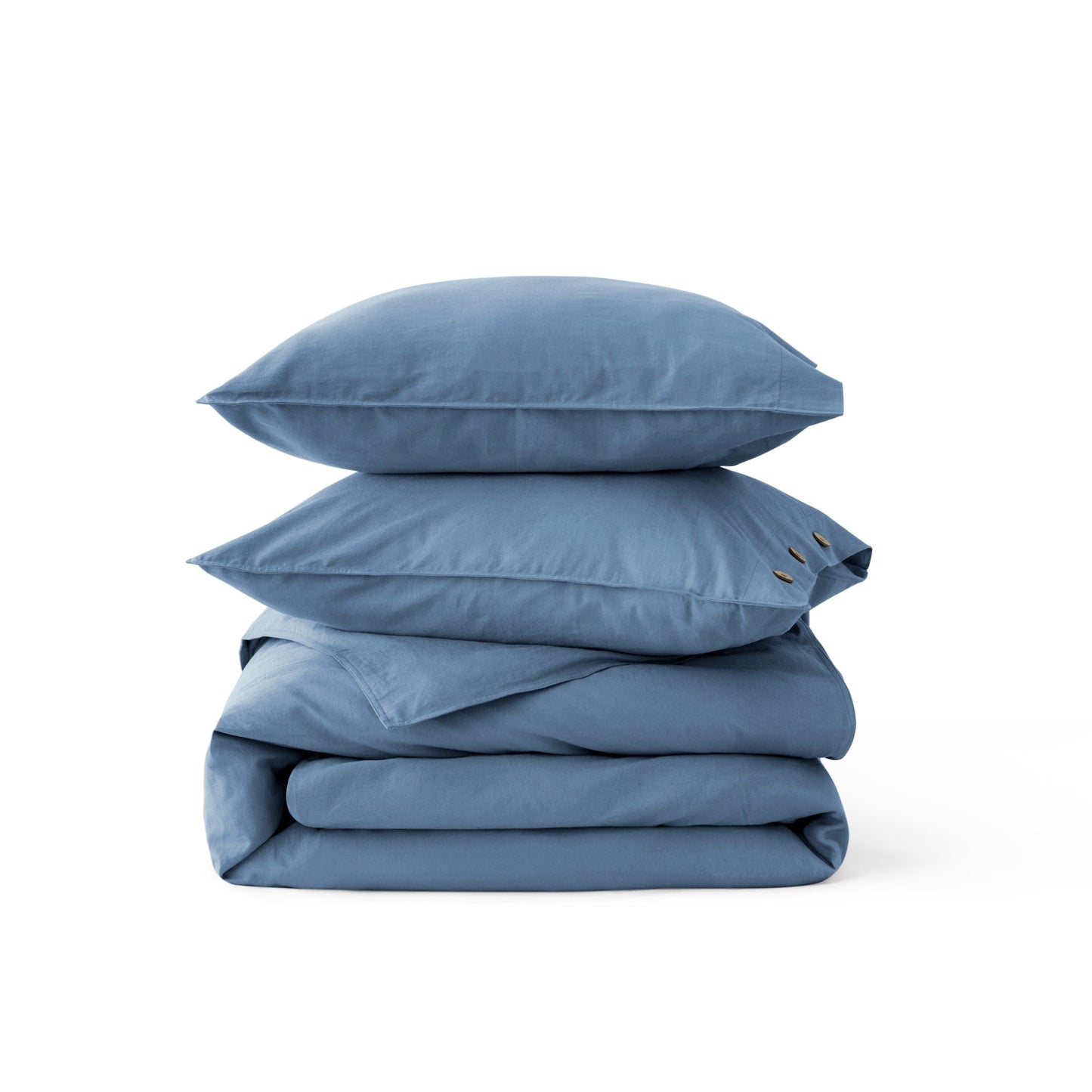 PureWovenTM Cotton Linen Hybrid Duvet Cover Set